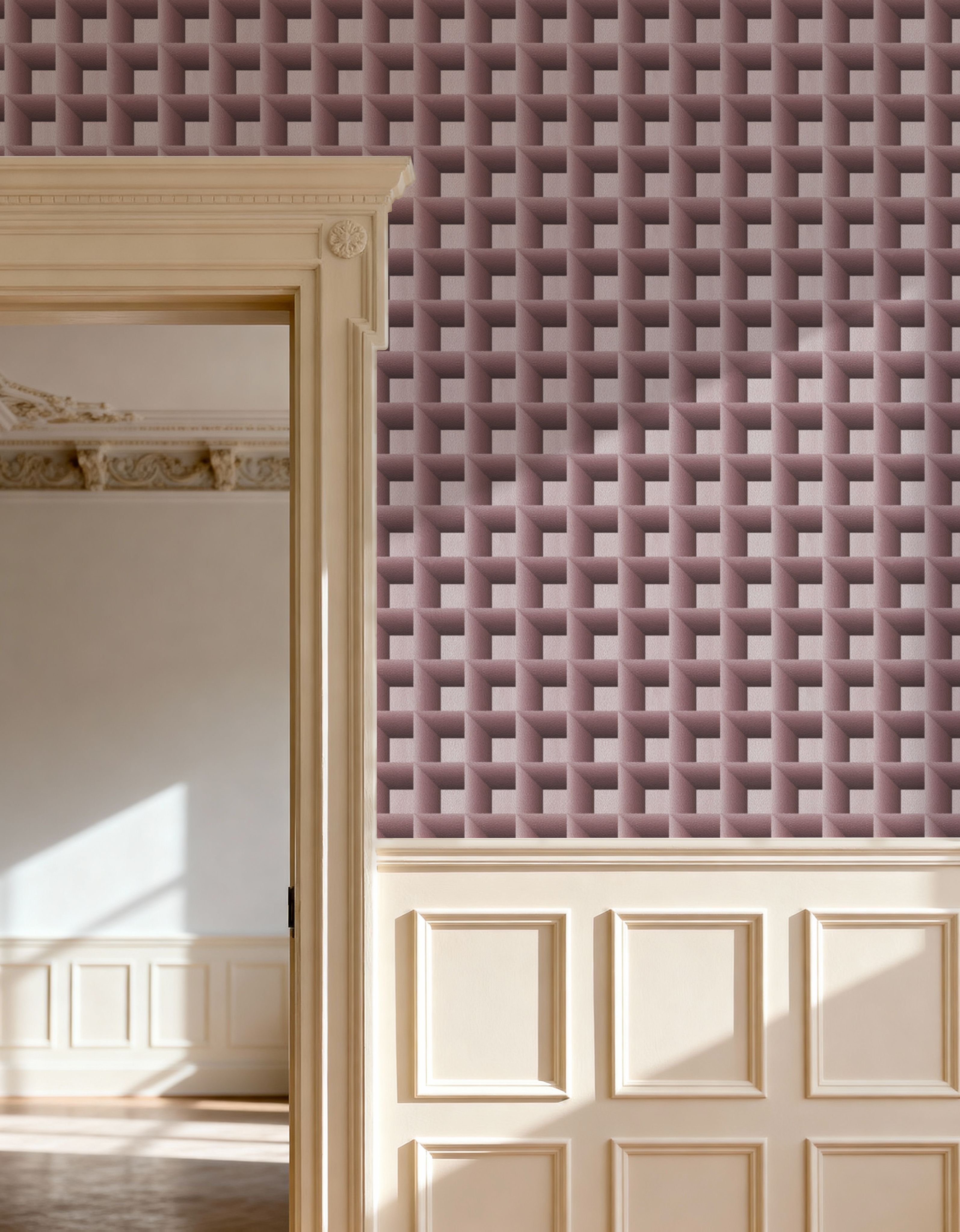 Decorative Cubes, Rose