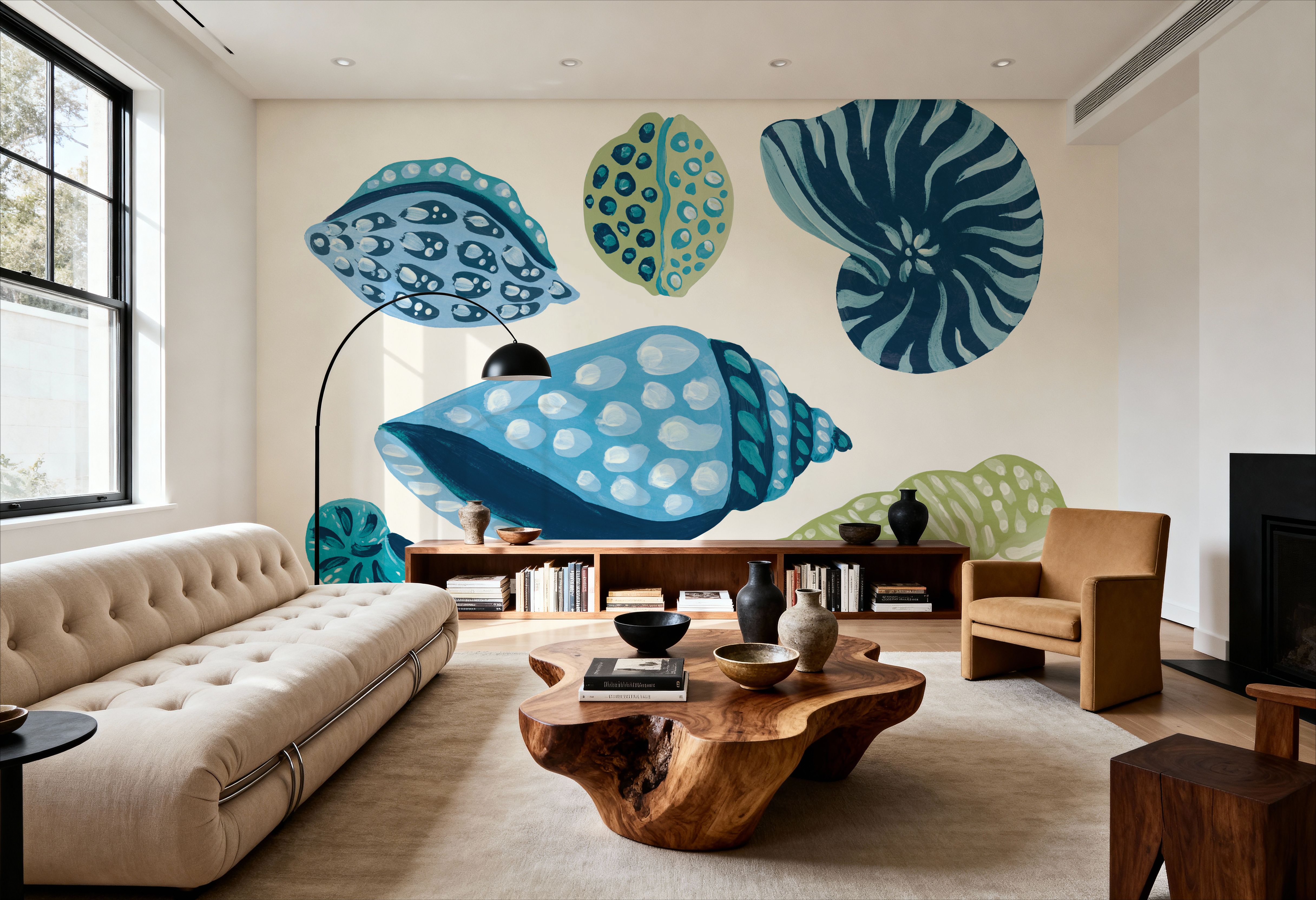 My Tropical Shell Collection I Blue