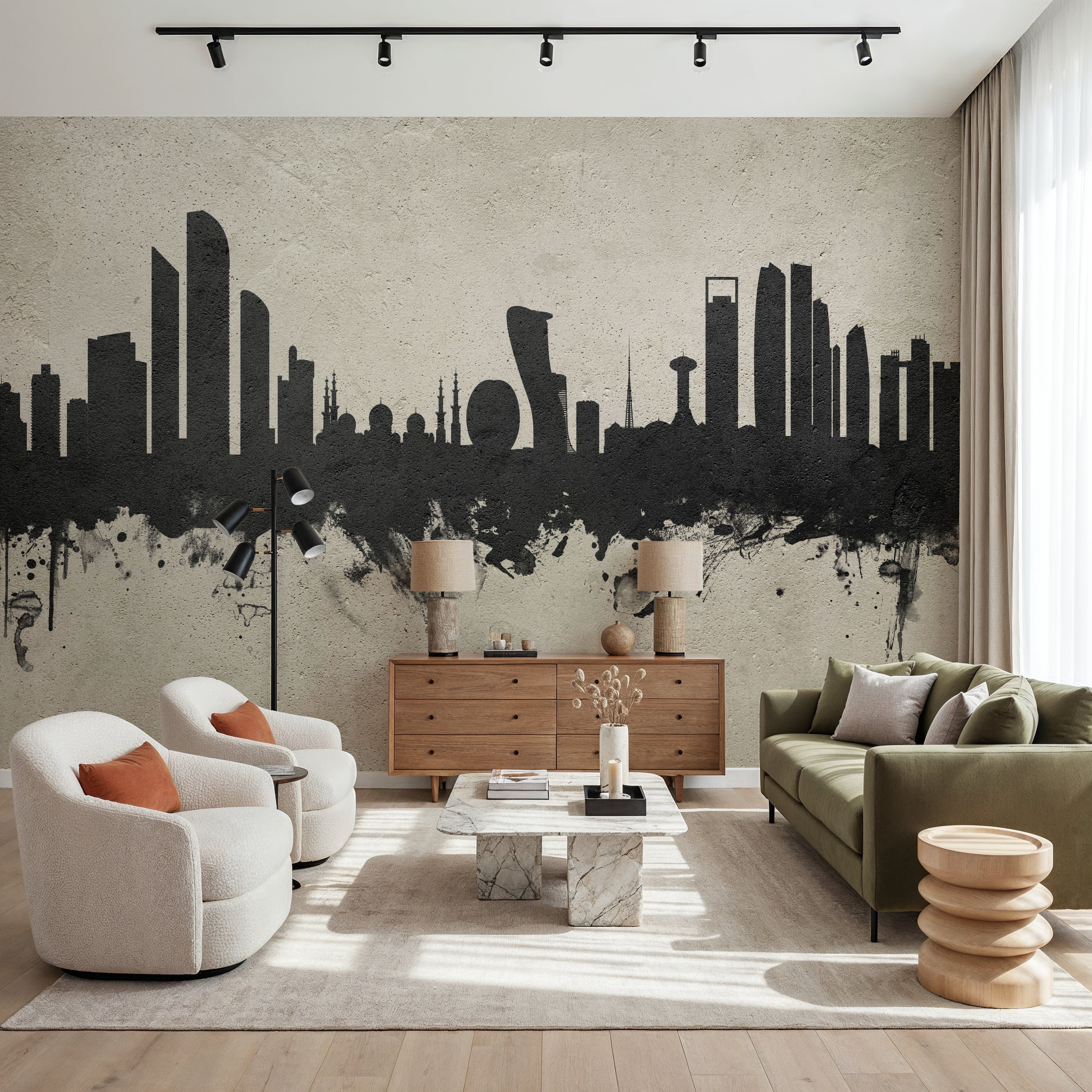 Abu Dhabi Skyline Concrete
