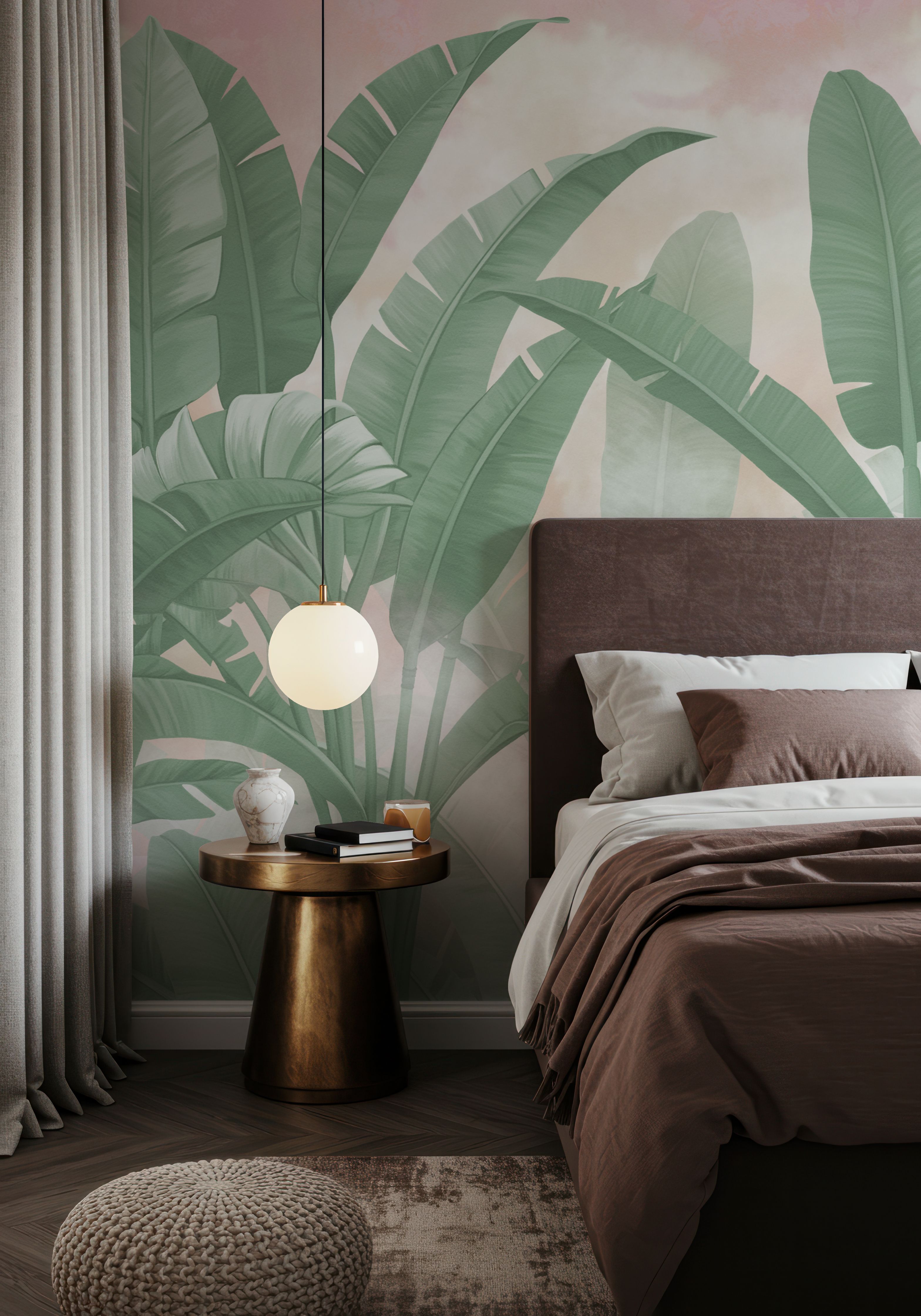 Banana Palms, Sunset