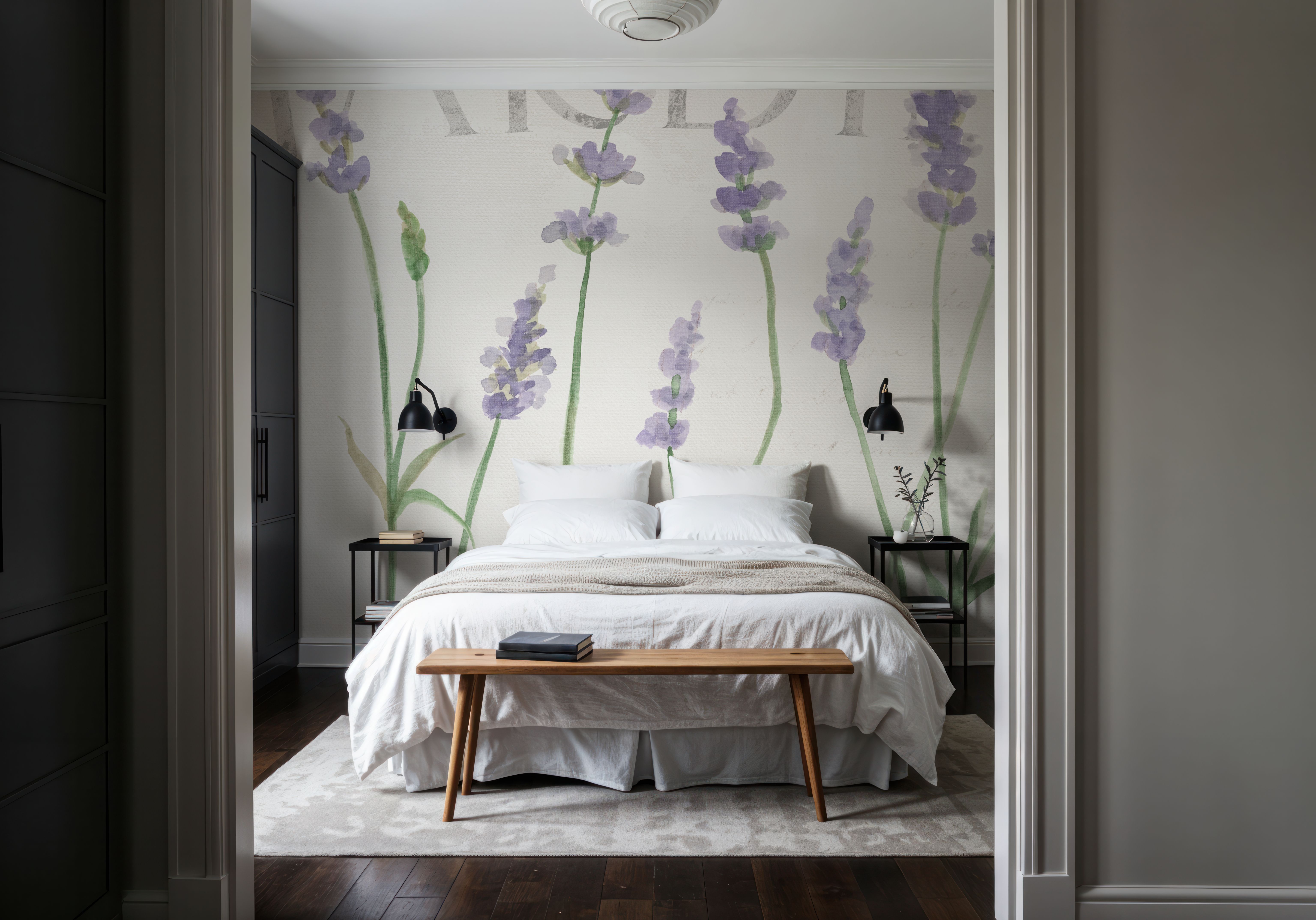 Lavender Fields III, Wallpaper