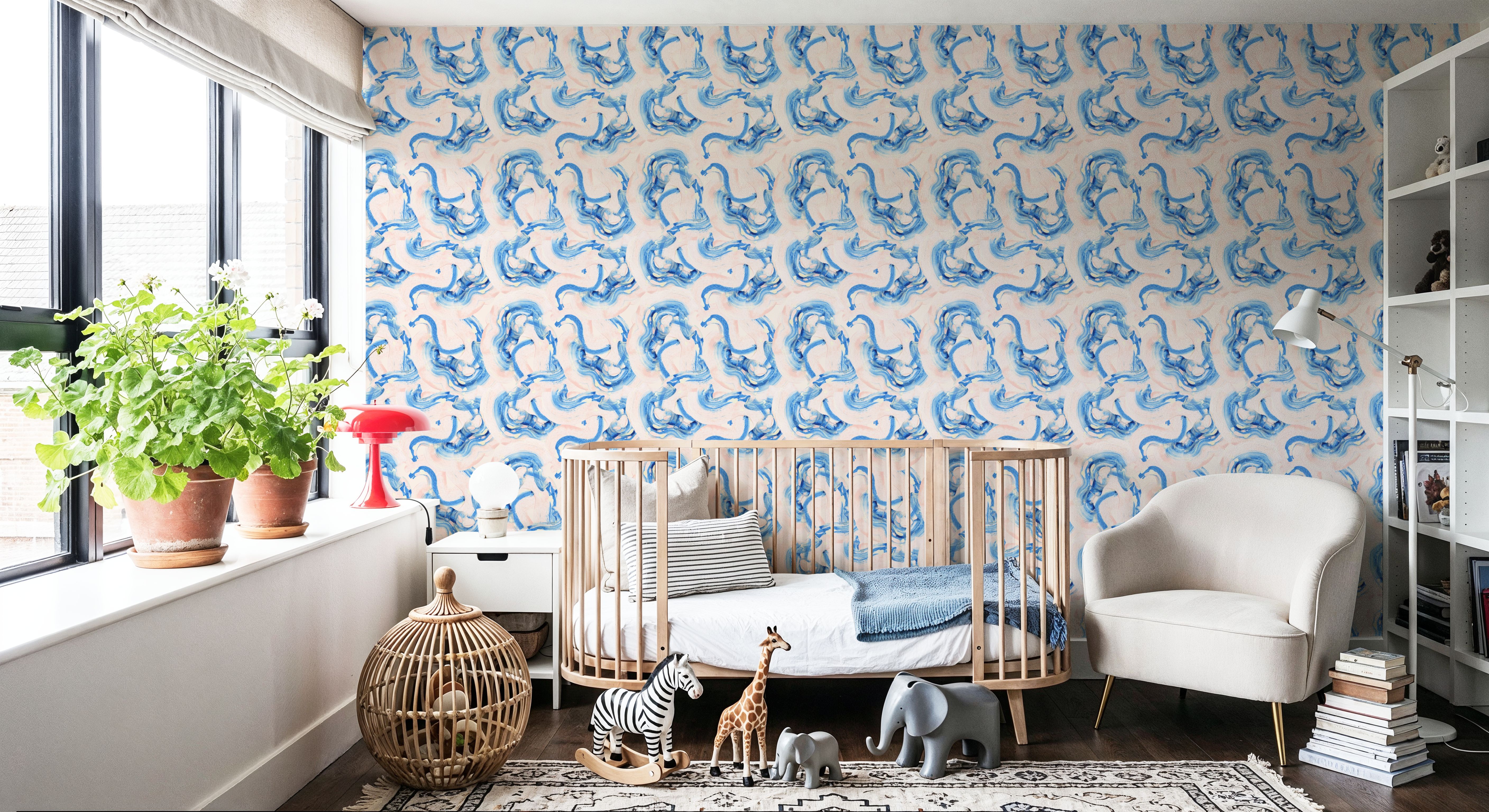 Blue Rainbows, Wallpaper