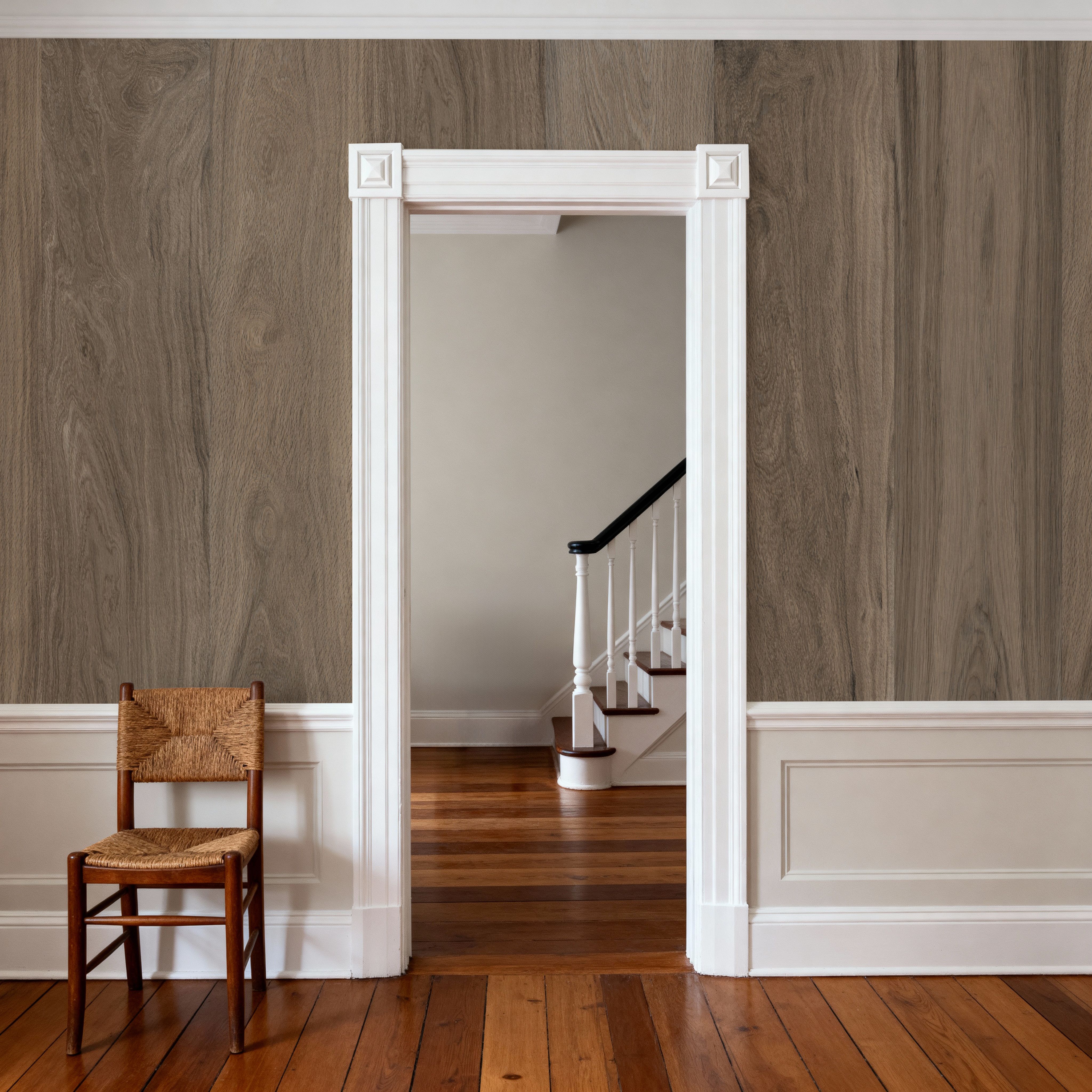 Grain Clad, Weathered Oak