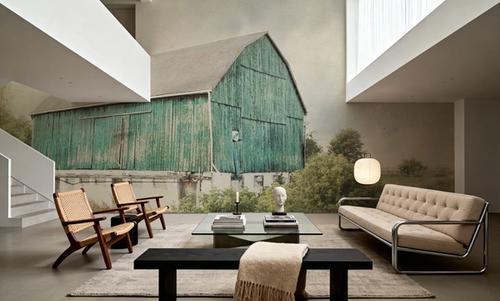 Late Summer Barn I Crop Vintage