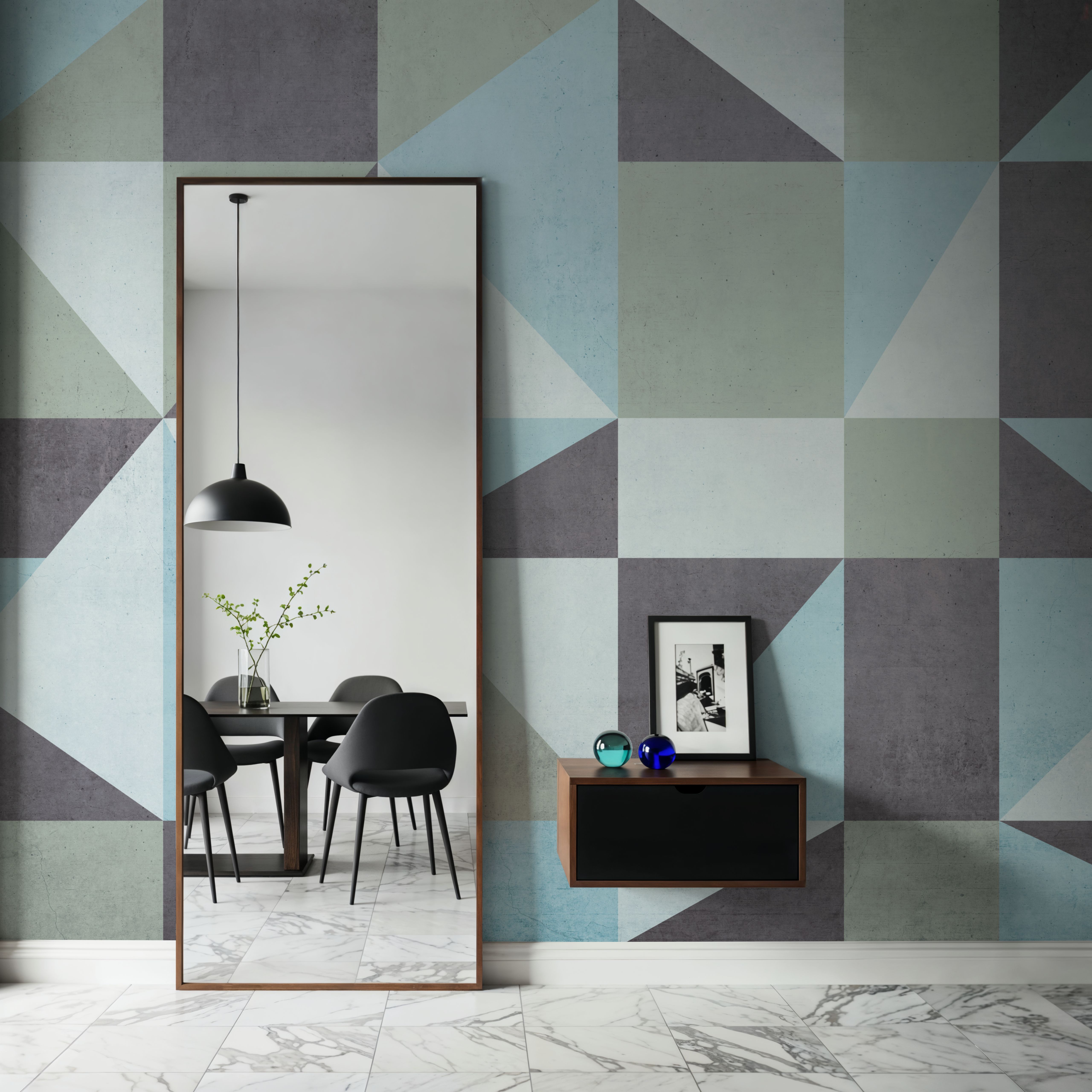 Modern Geometrics, Ice Blue