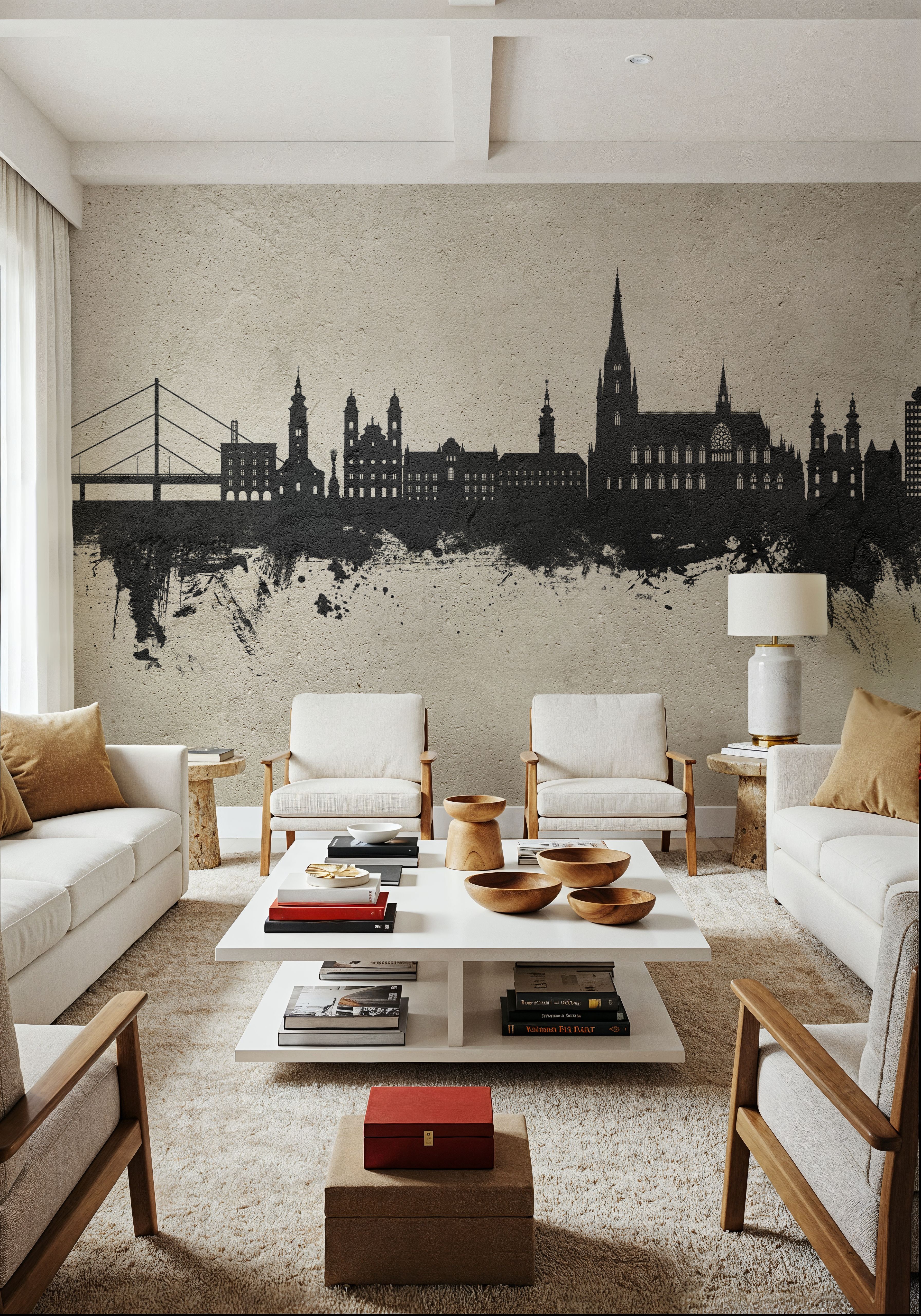 Linz Austria Skyline Concrete