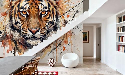 Tiger - Watercolor Predators Series