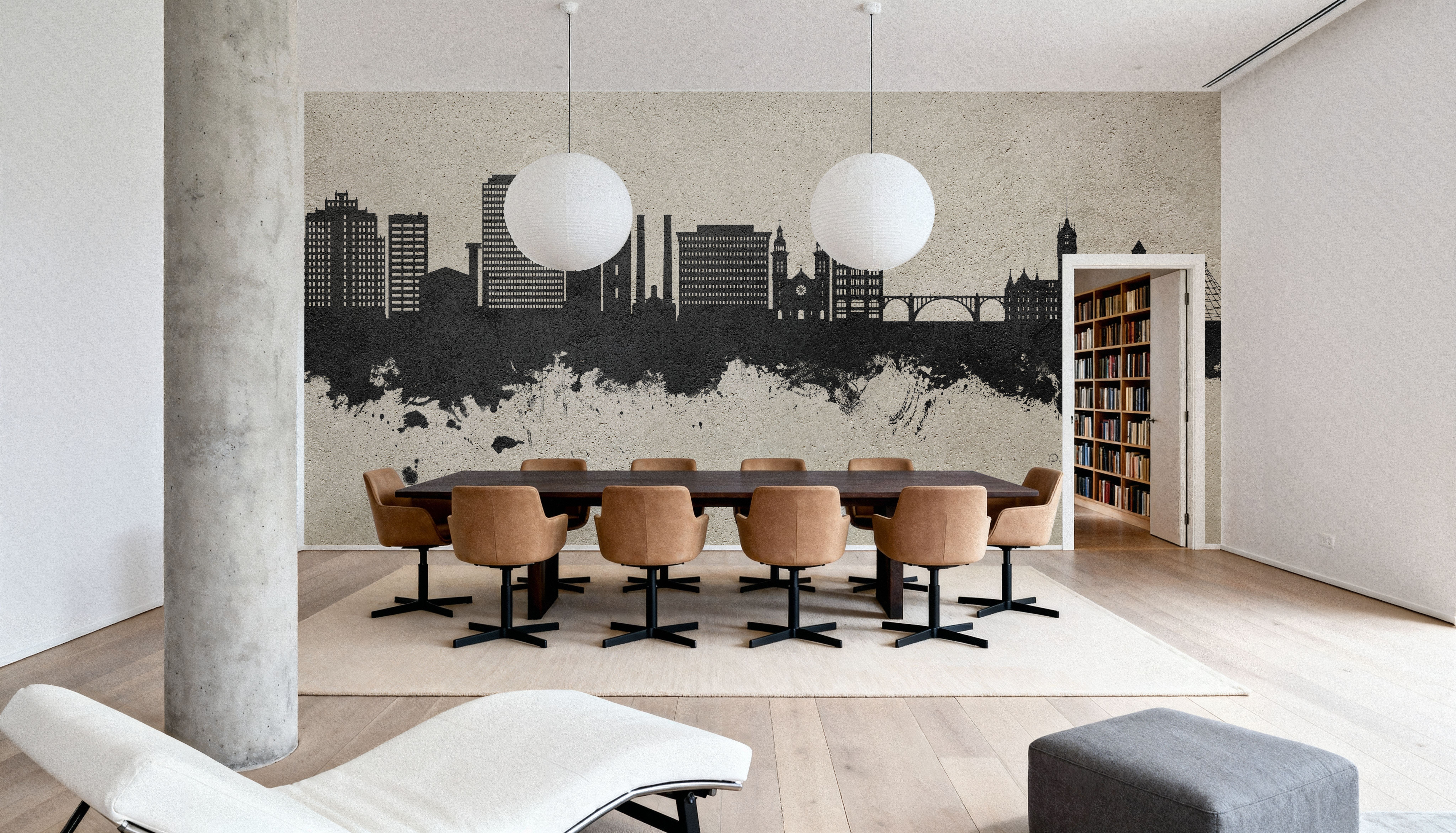 Spokane Washington Skyline Concrete