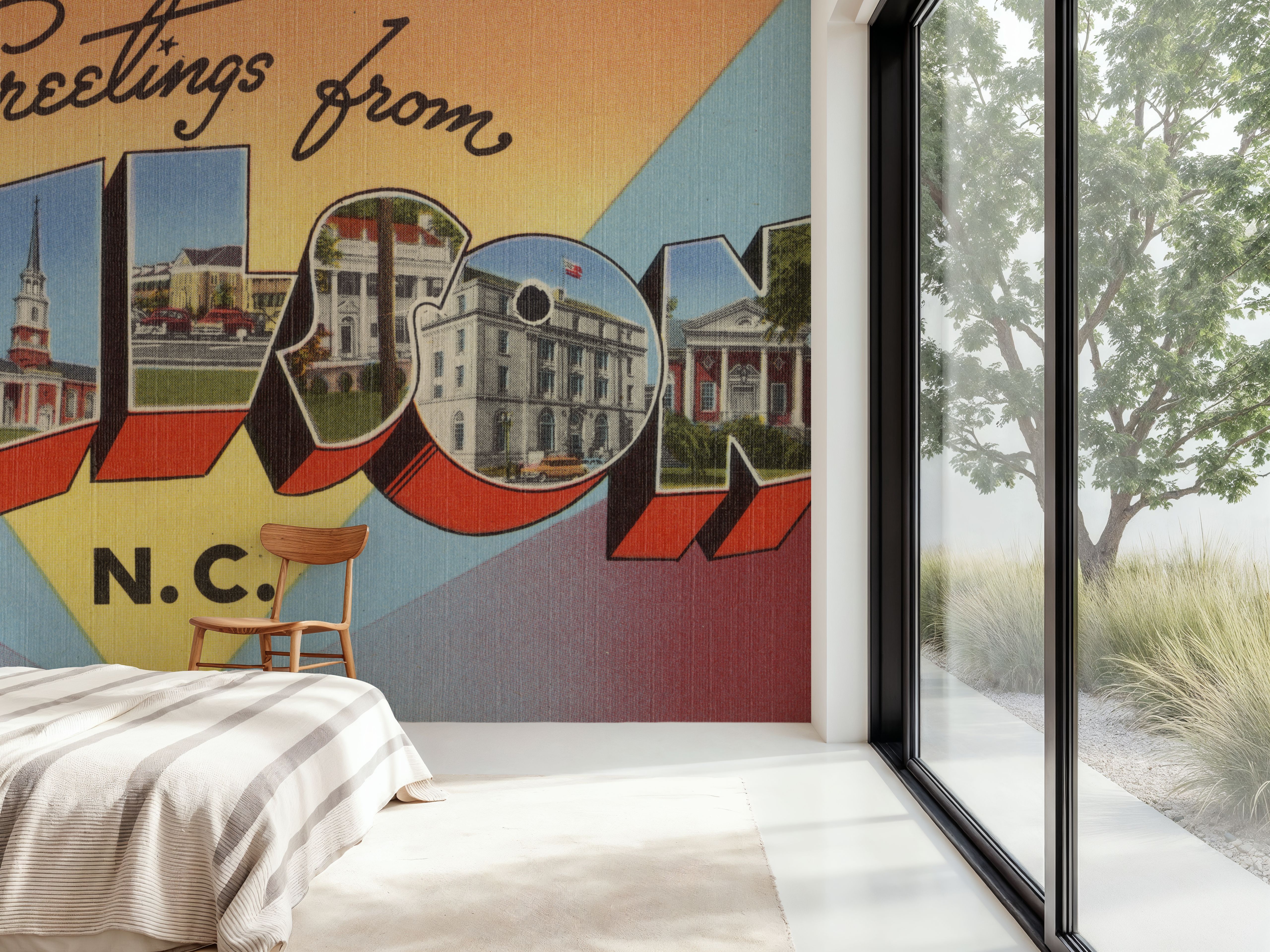 Greetings from Wilson - Screenprint Postcard