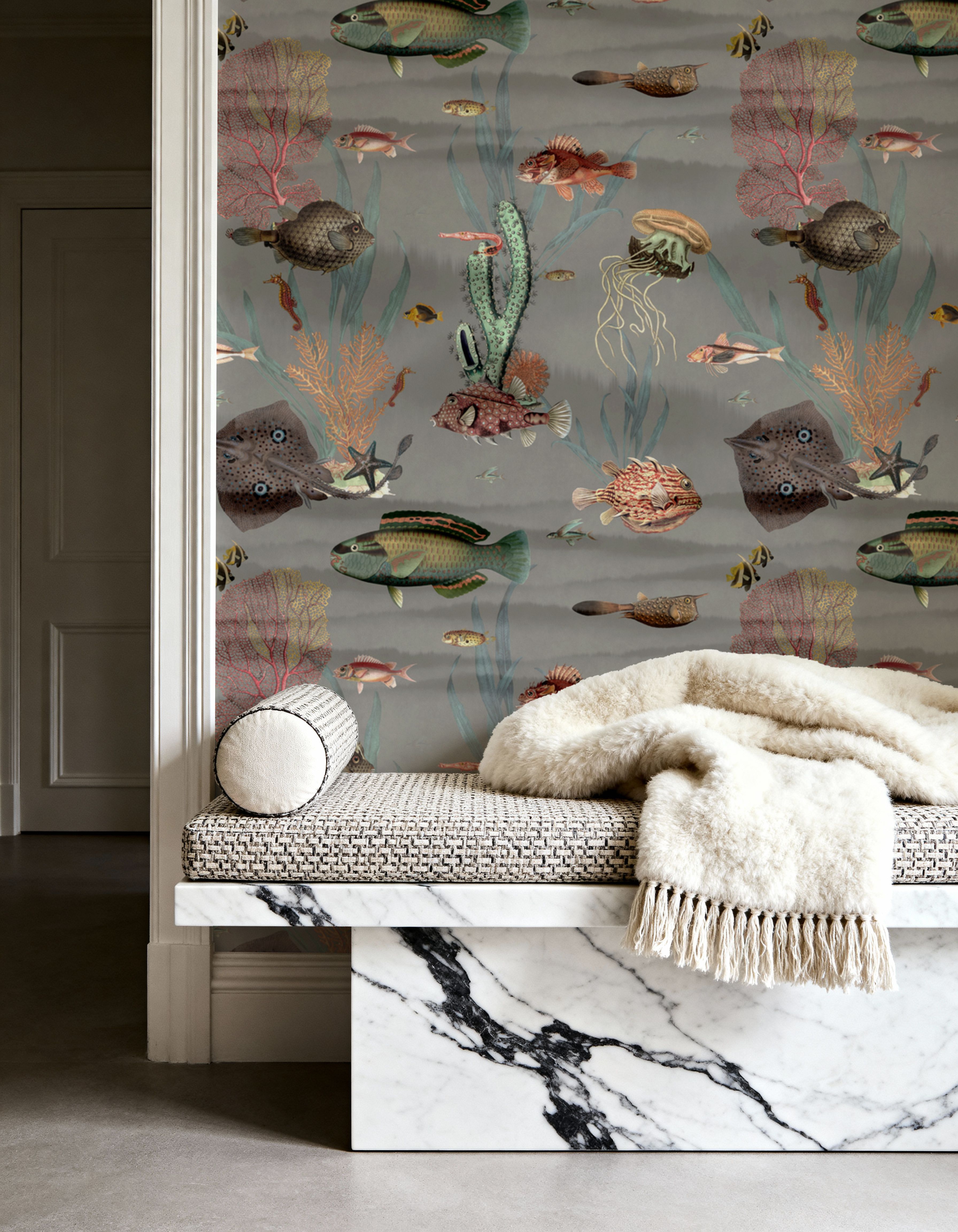 Under the Surface Gray, Wallpaper