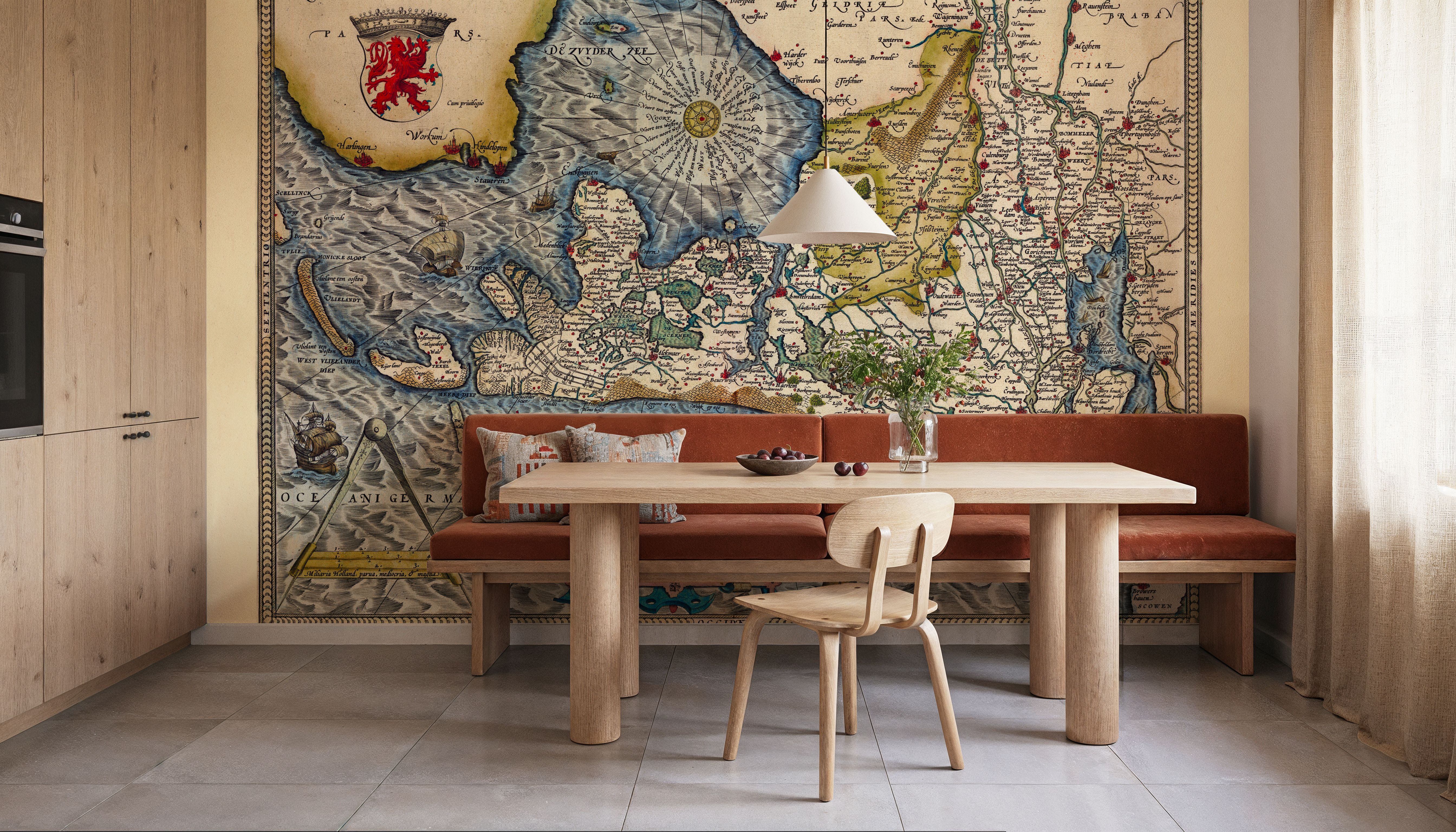 Old Map of The Neatherlands, 1570