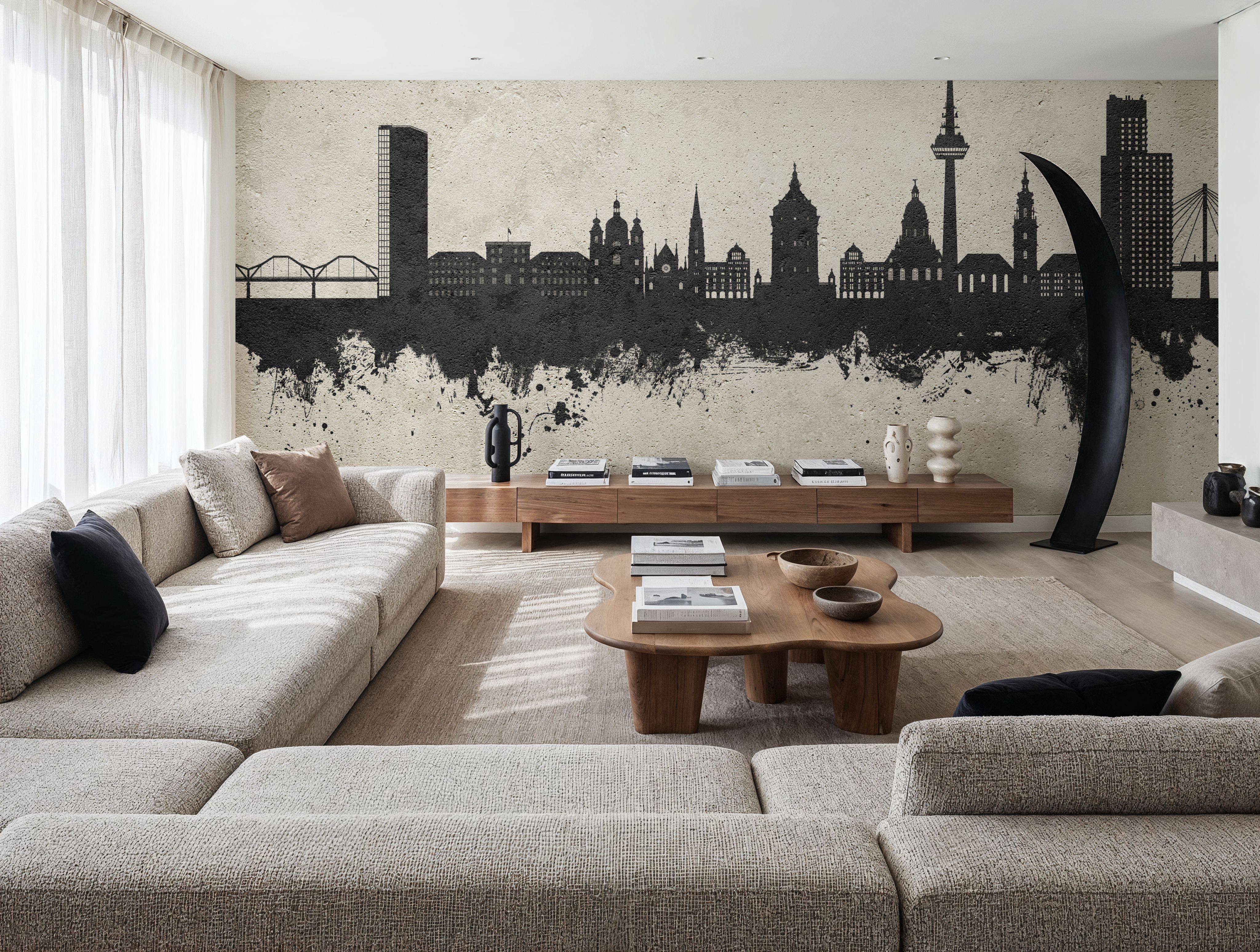 Mannheim Germany Skyline Concrete