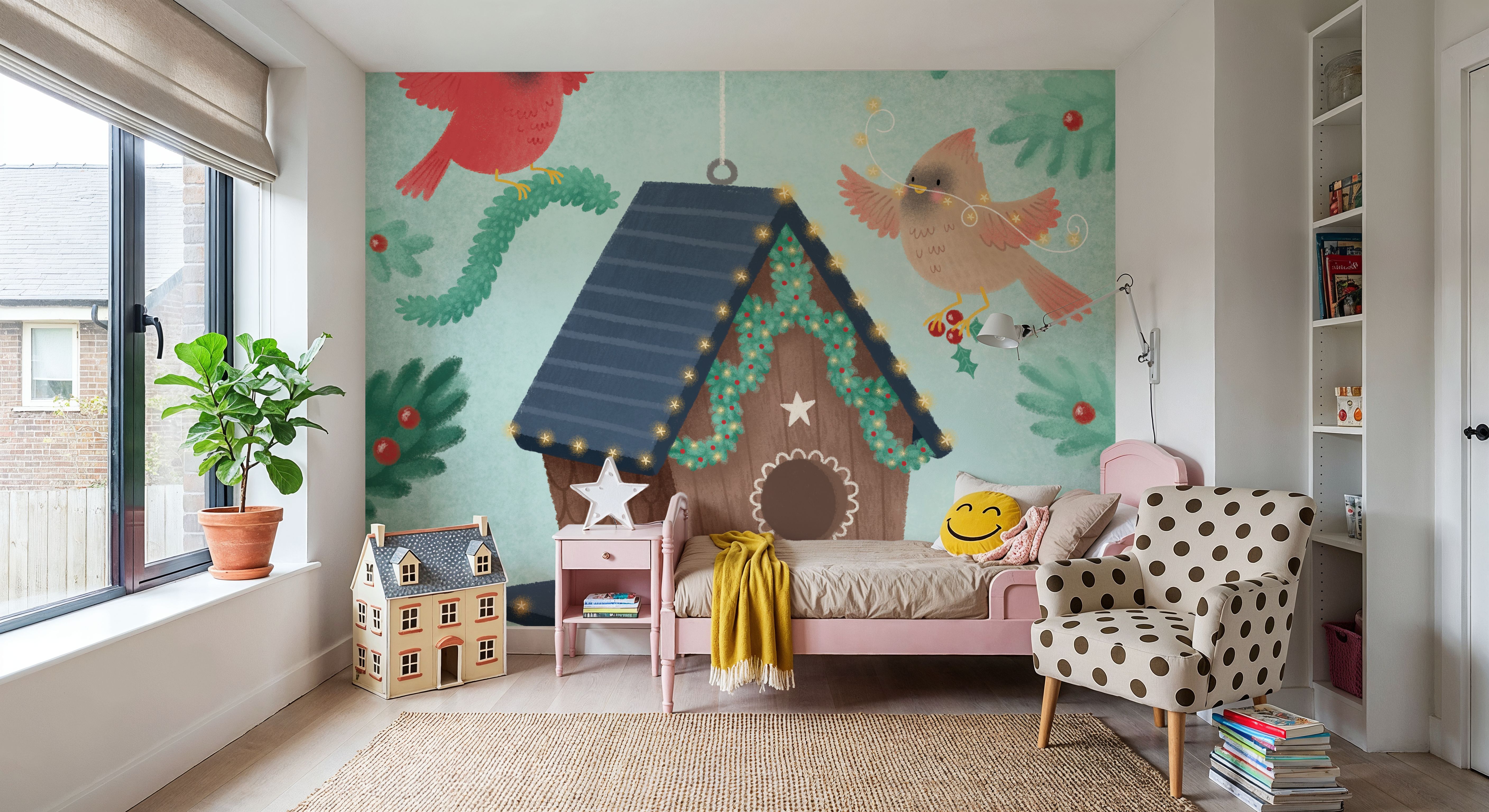 The Birdhouse, Papel pintado