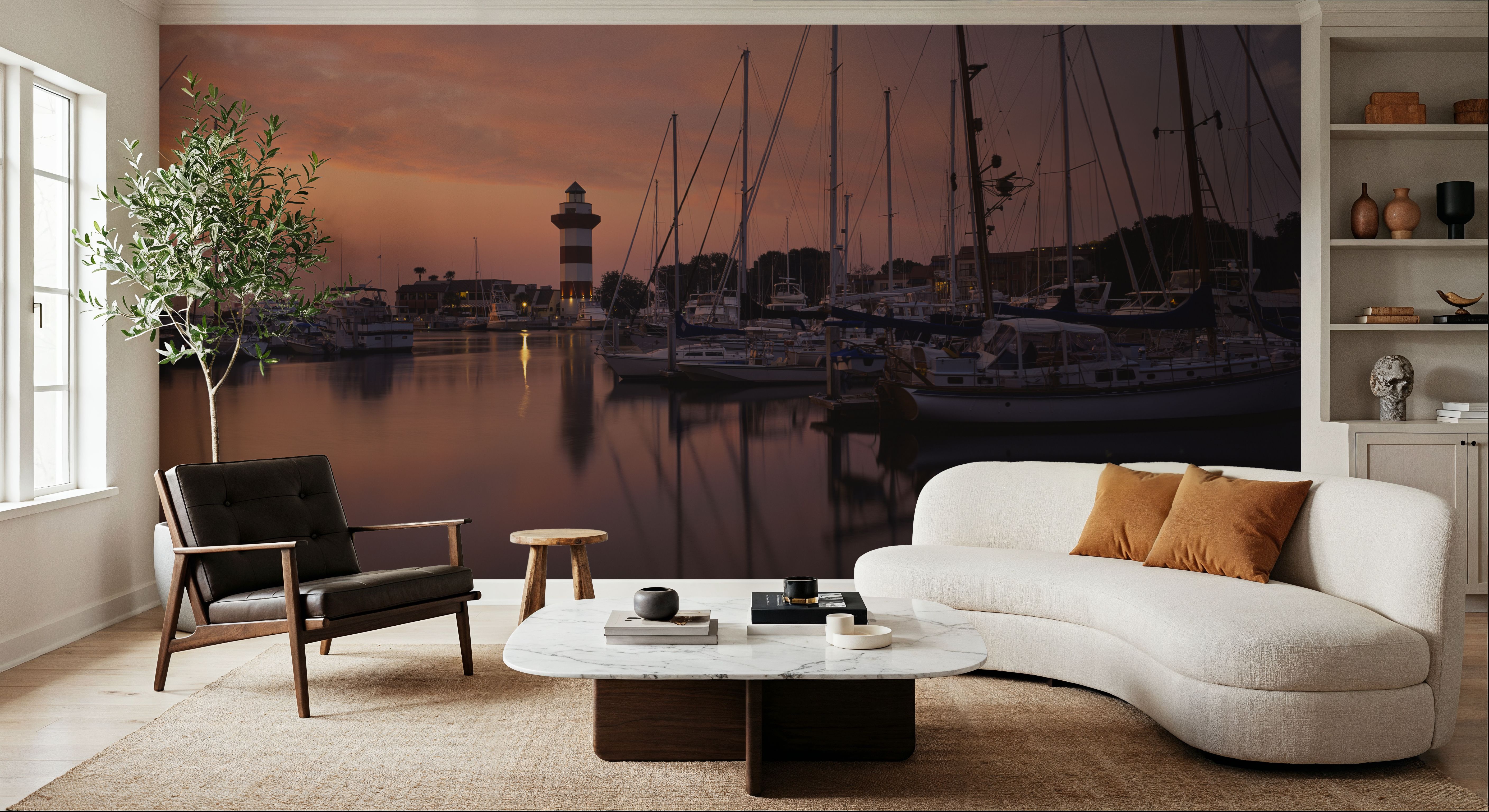 Harbor Lighthouse Sunset