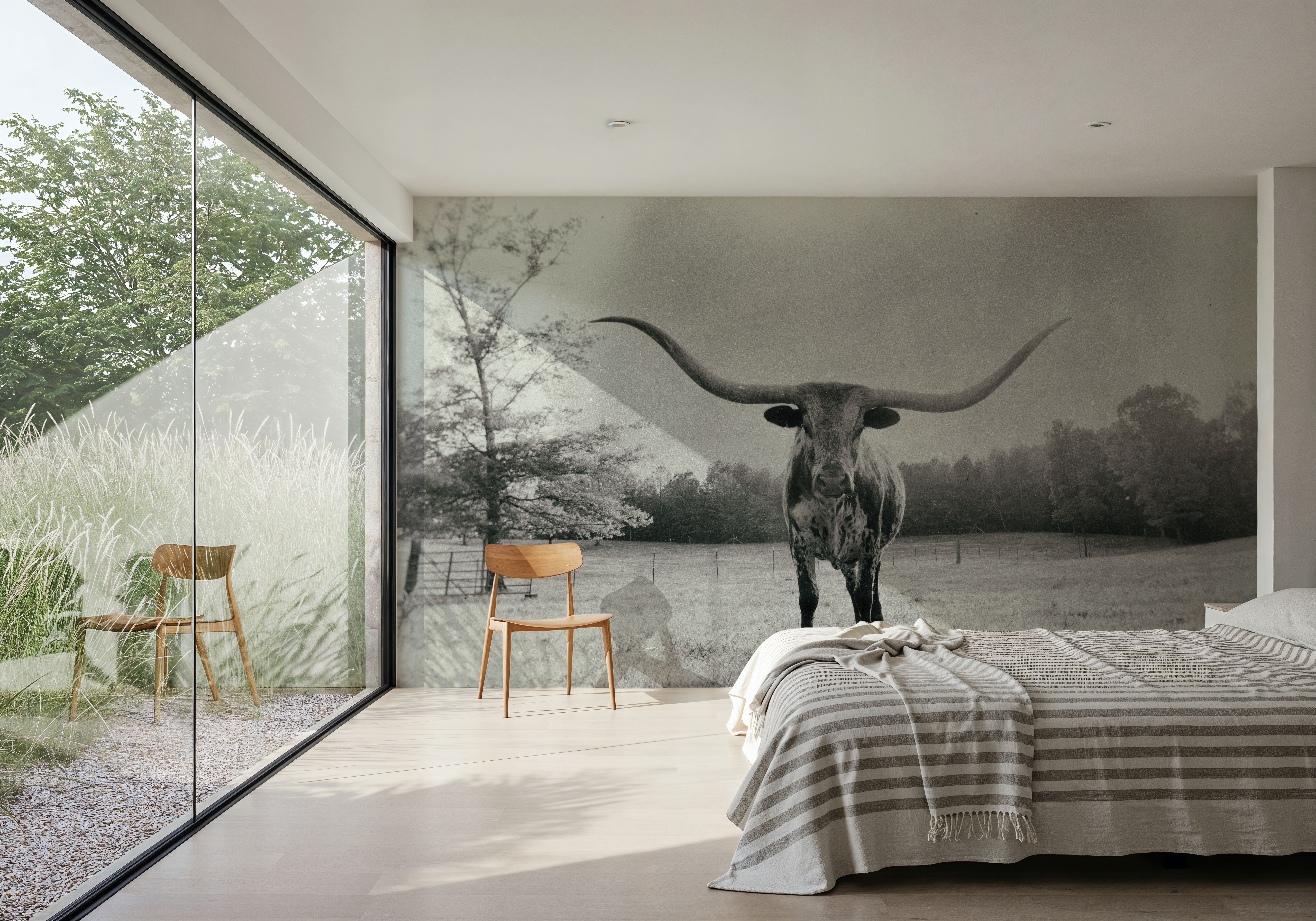 Longhorn Backlit Aged