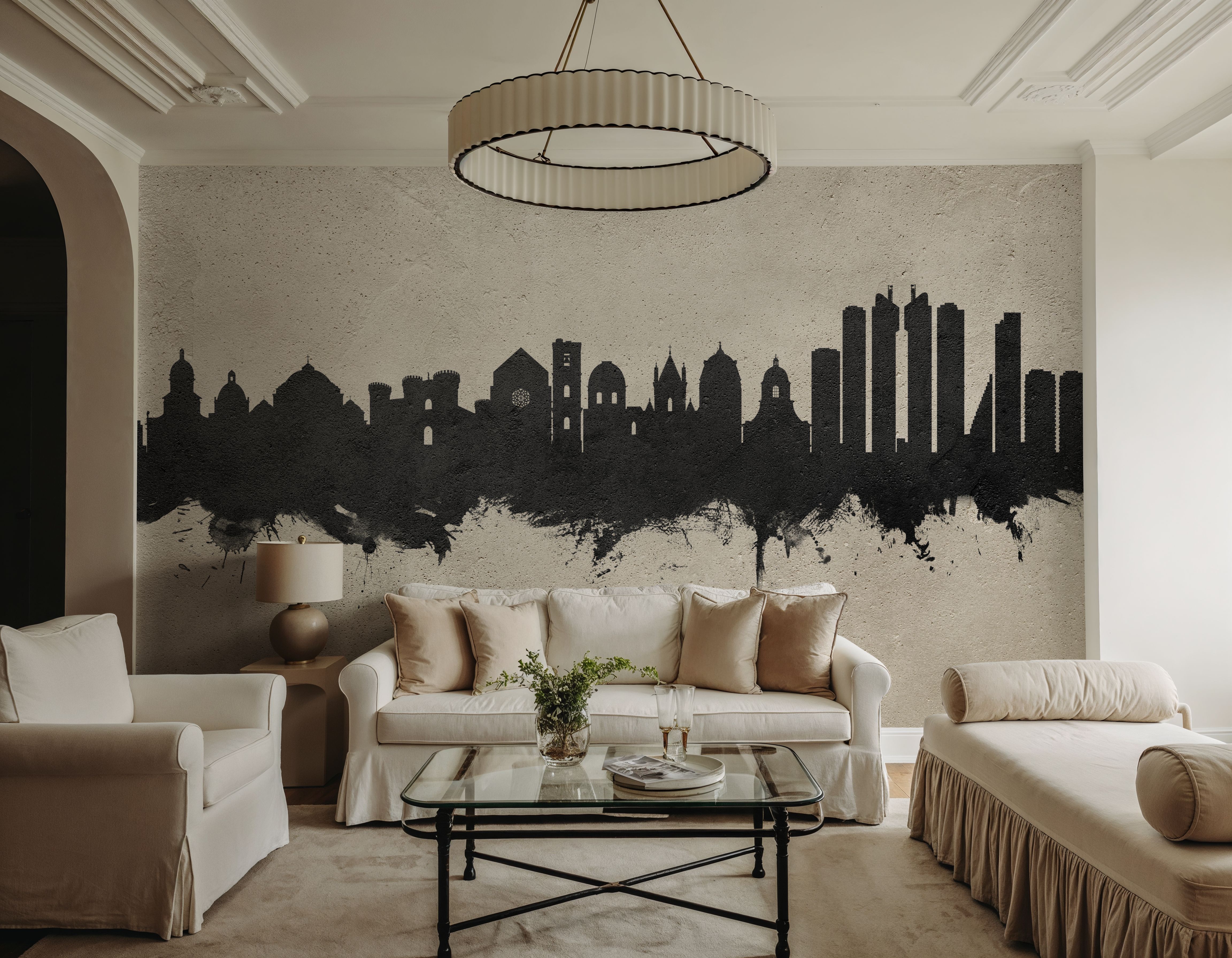 Naples Italy Skyline Concrete