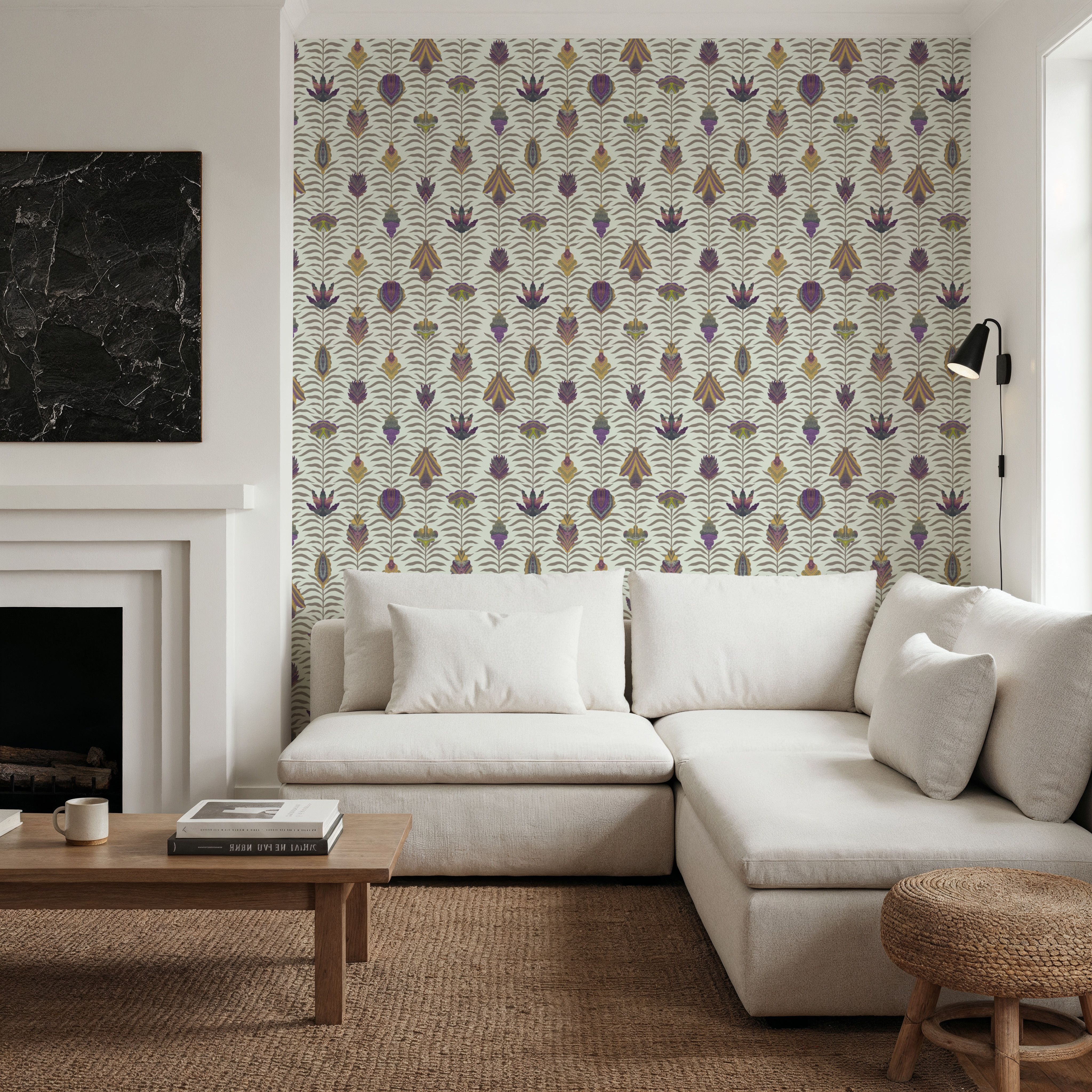 Marble Papers Flowers V.2, Lilac