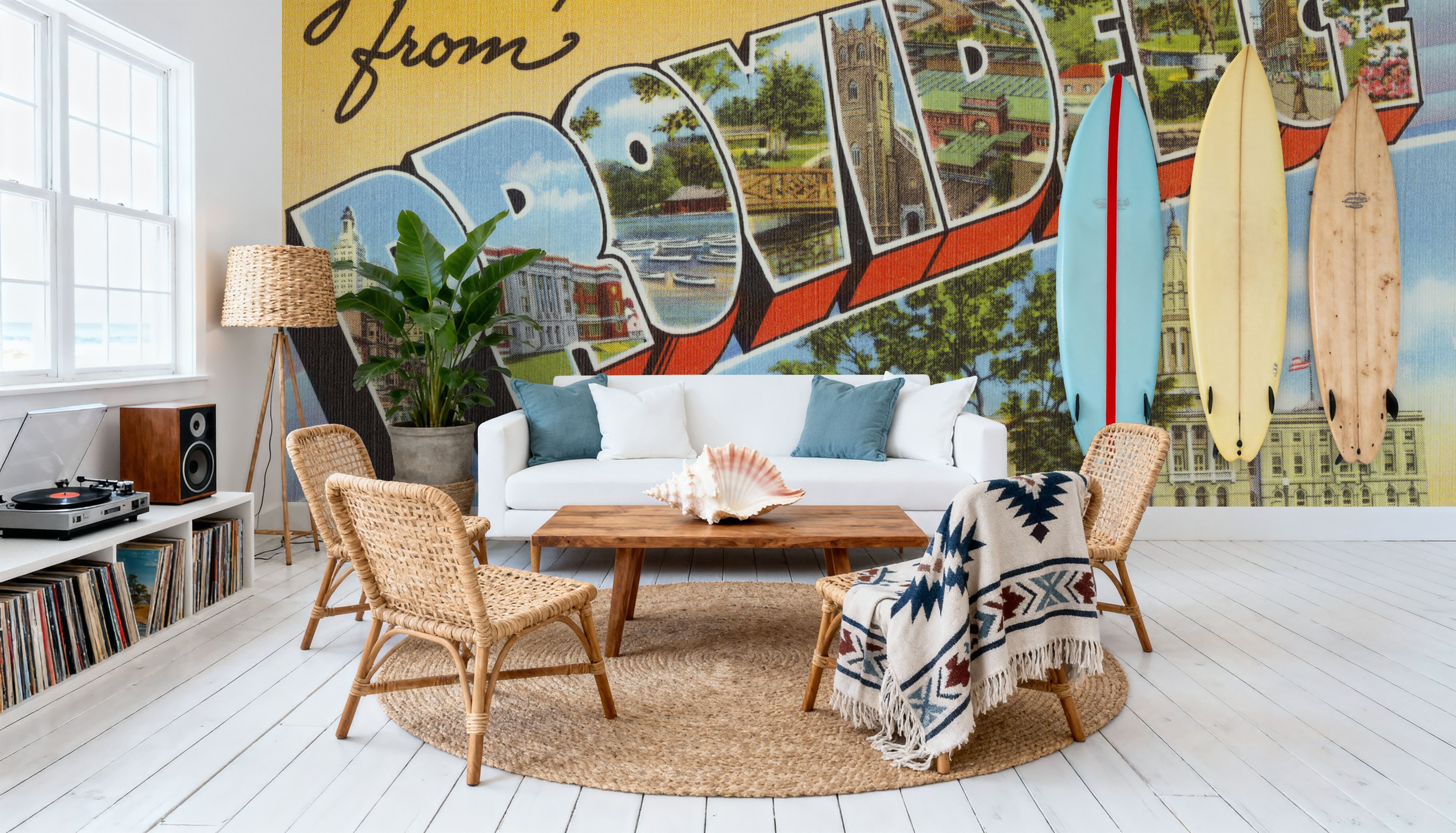 Greetings from Providence - Screenprint Postcard