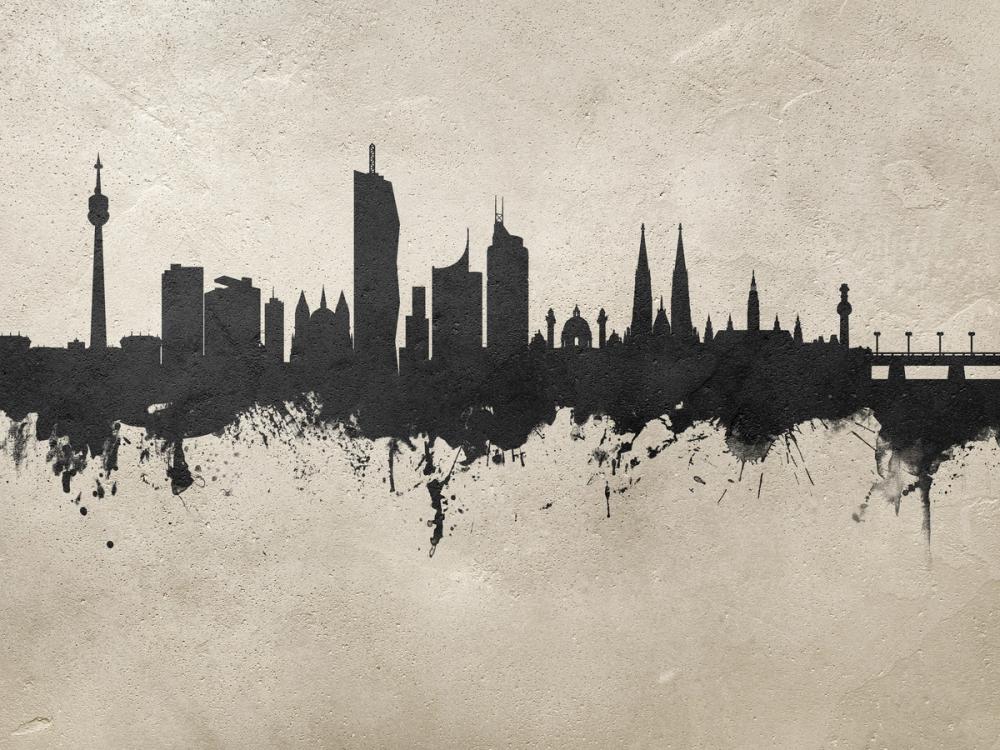Vienna Austria Skyline Concrete