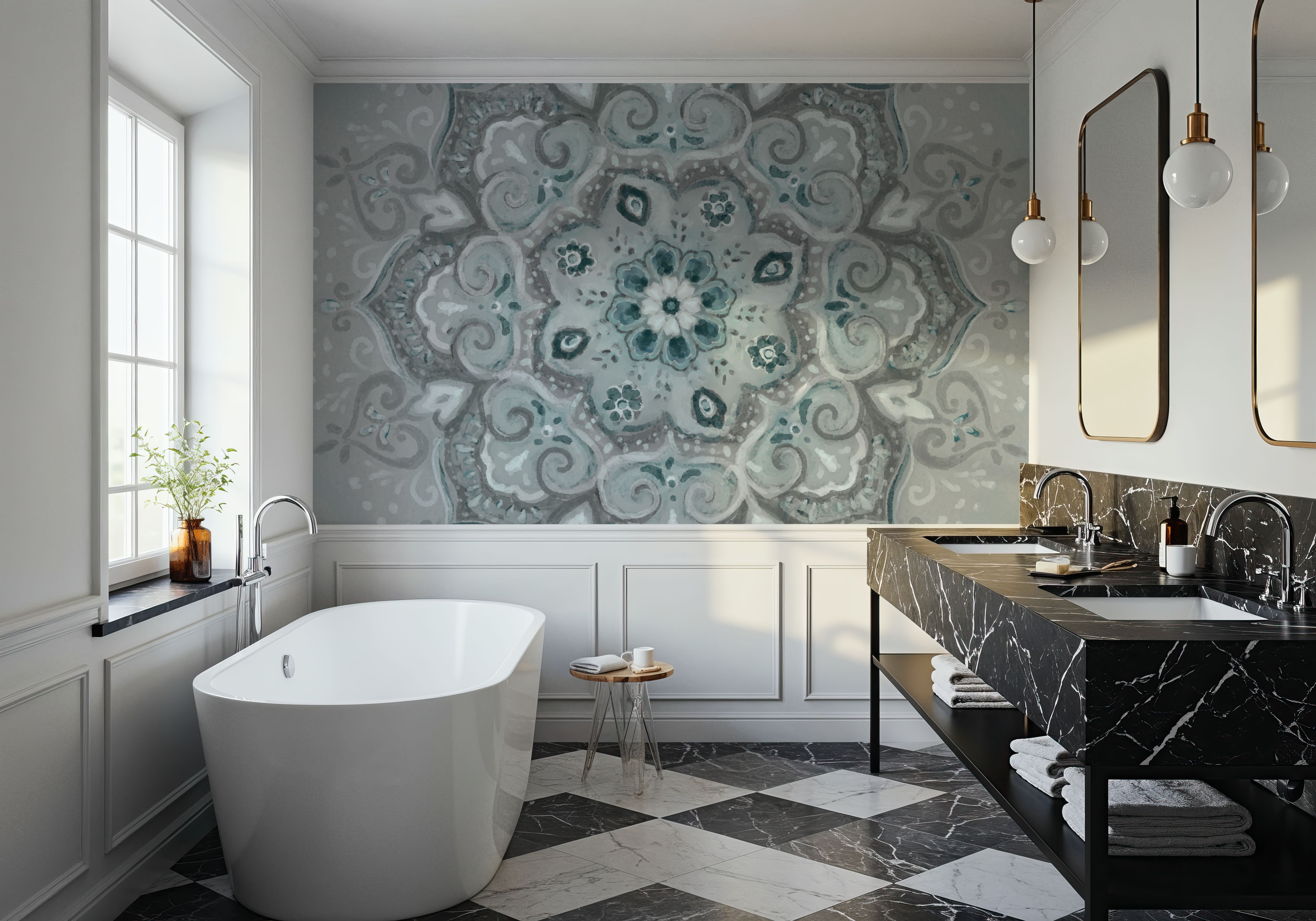 Lunar Embrace II, Wallpaper