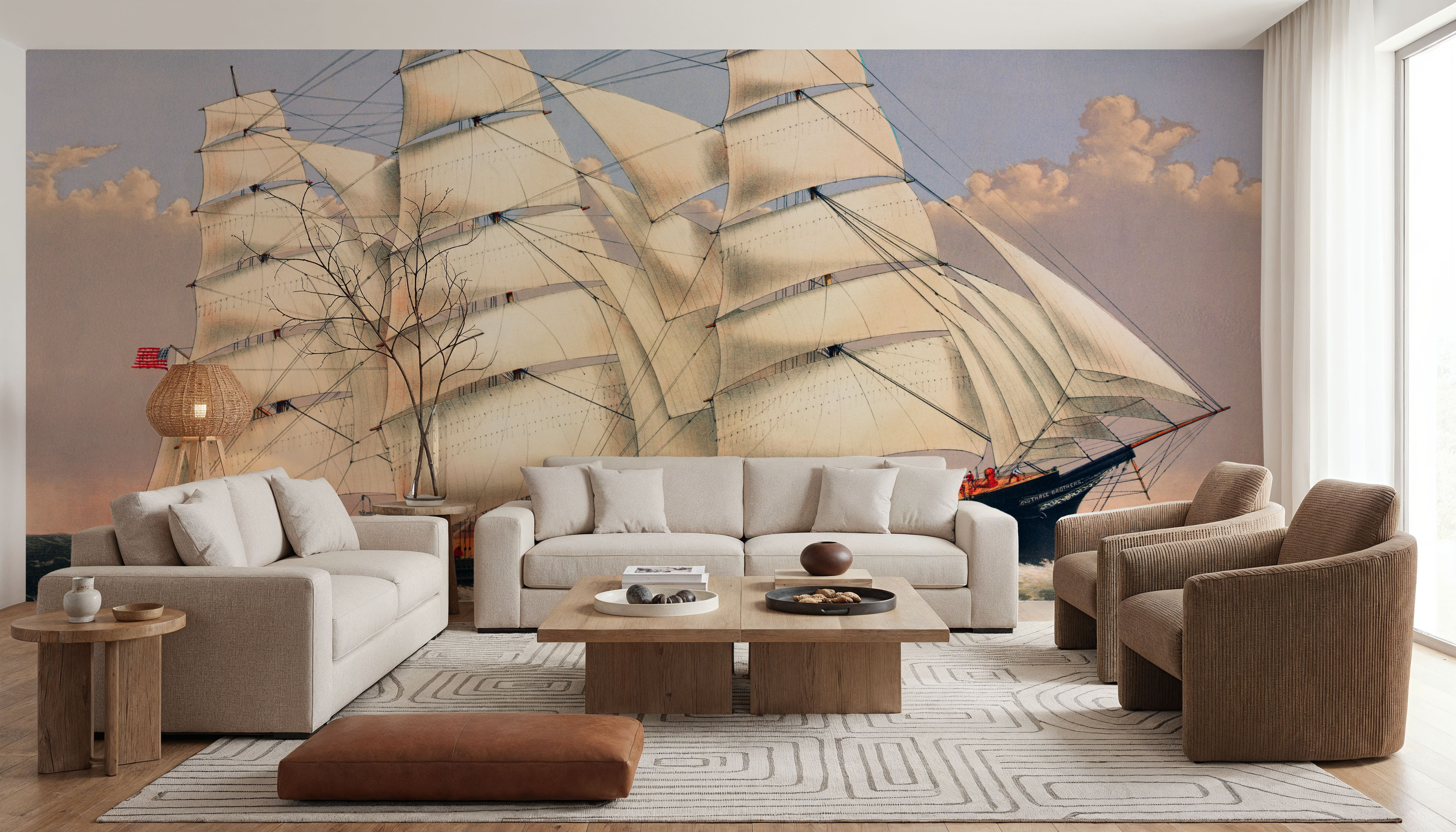 Three Brothers, Wallpaper