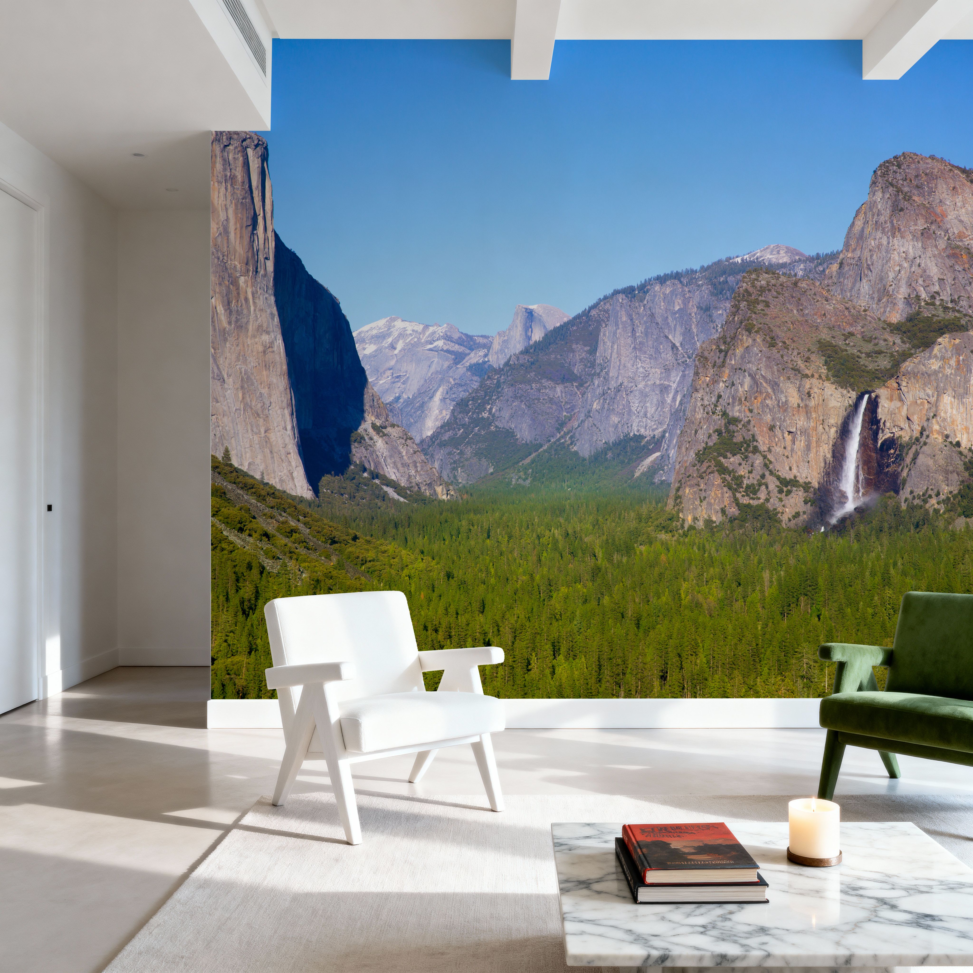 Yosemite el Capitan and Half Dome