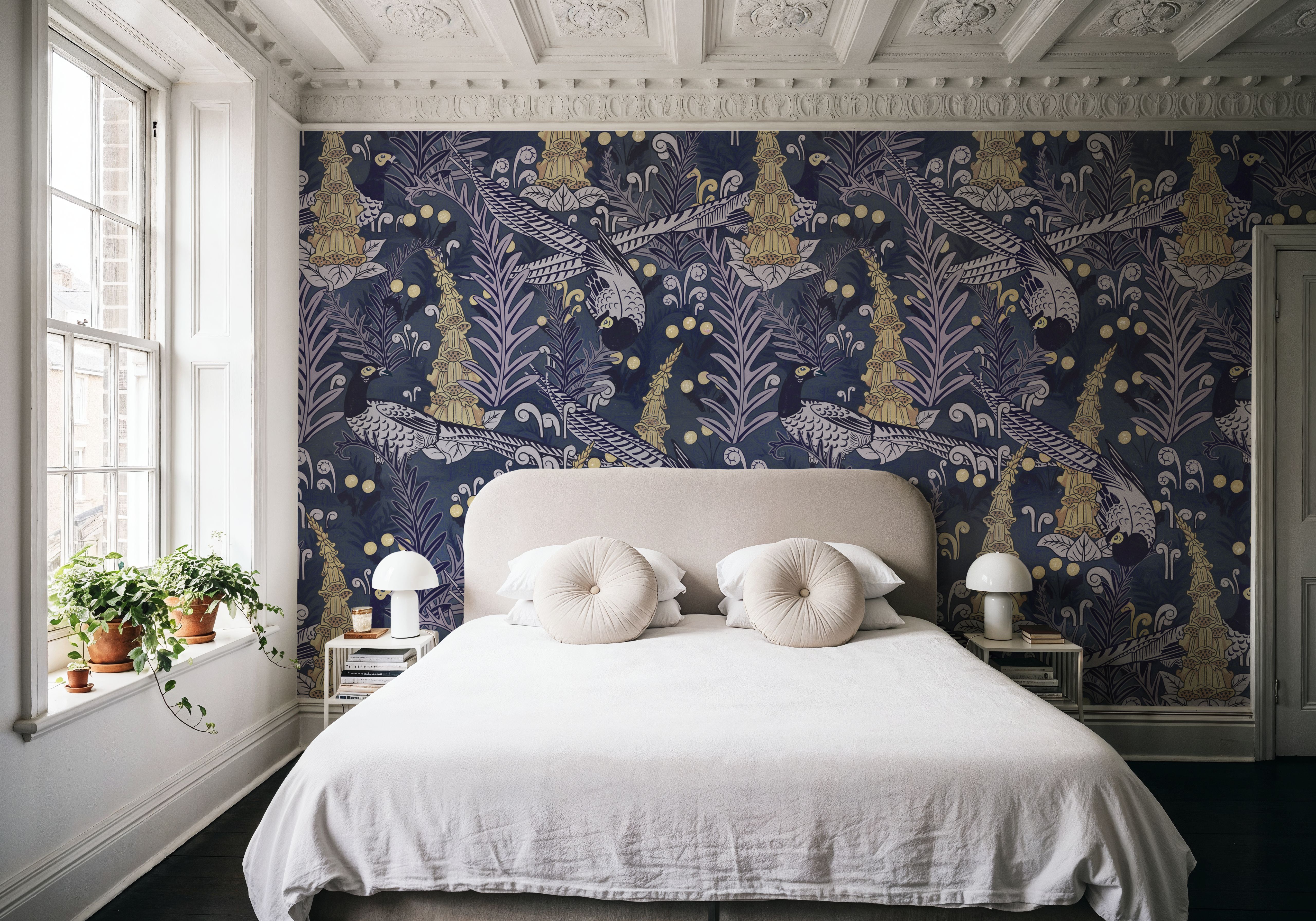 Underwater Peacocks, Wallpaper