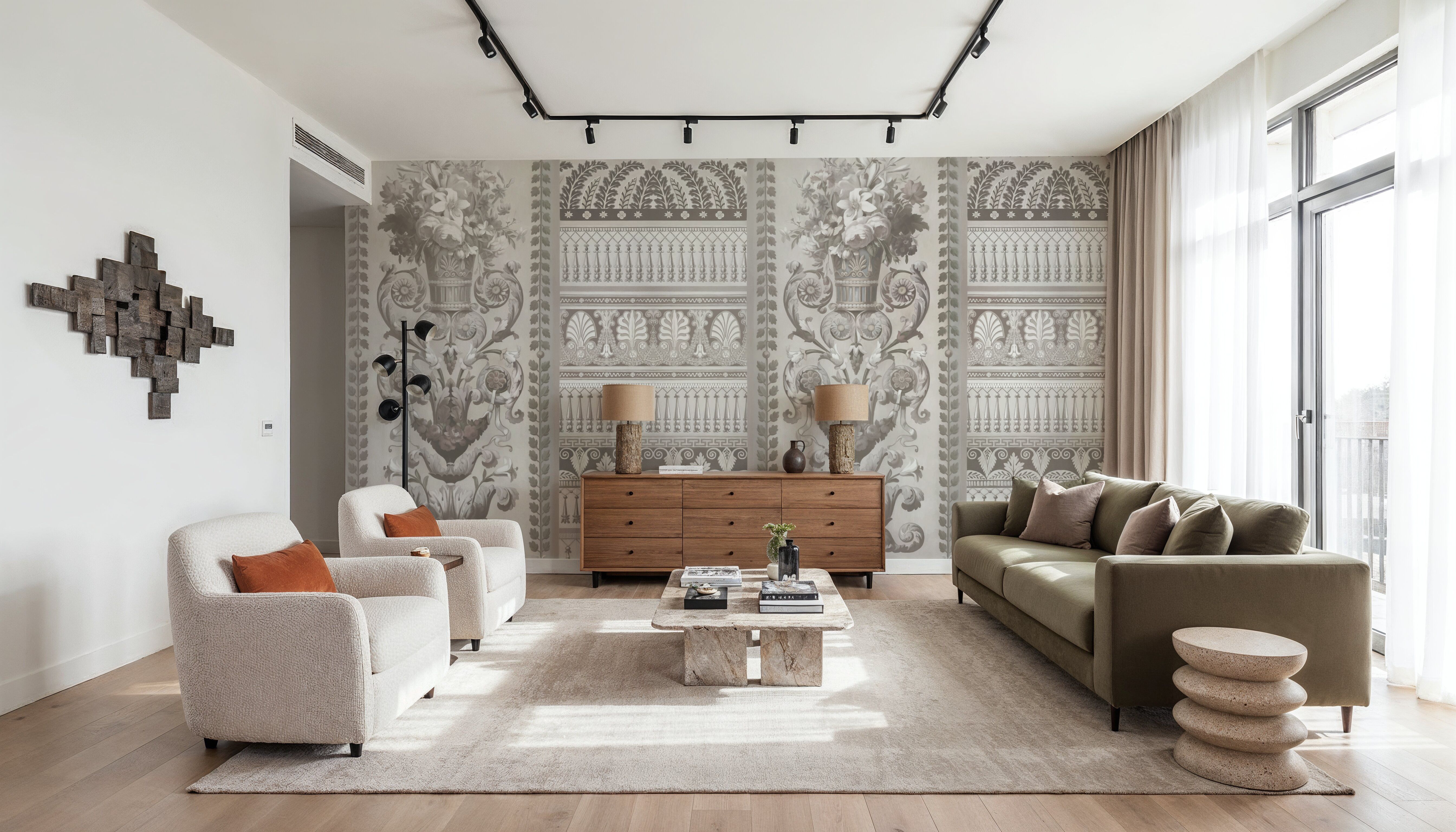 Flower Mountain, Ecru