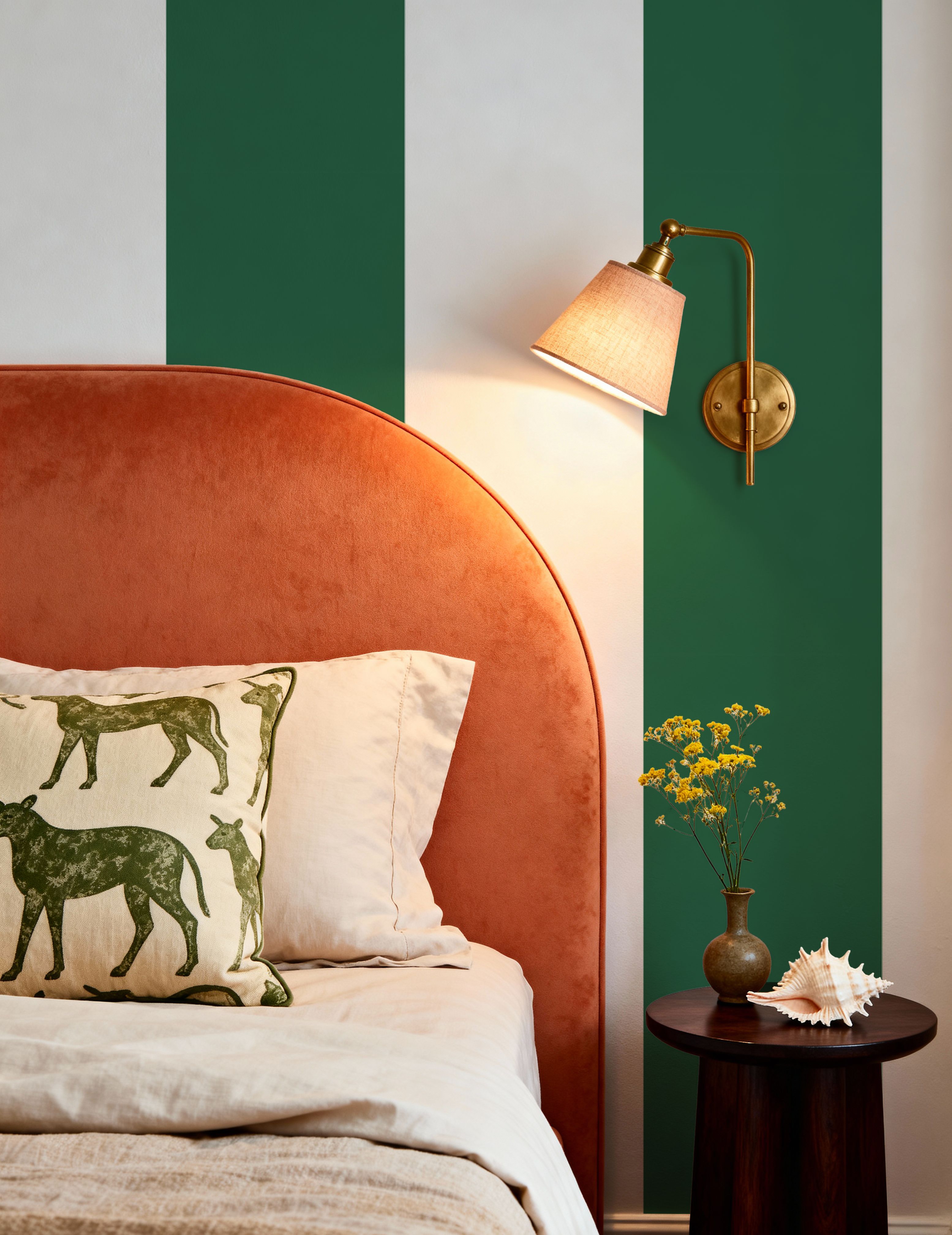 Circus Stripes, Salamander Green