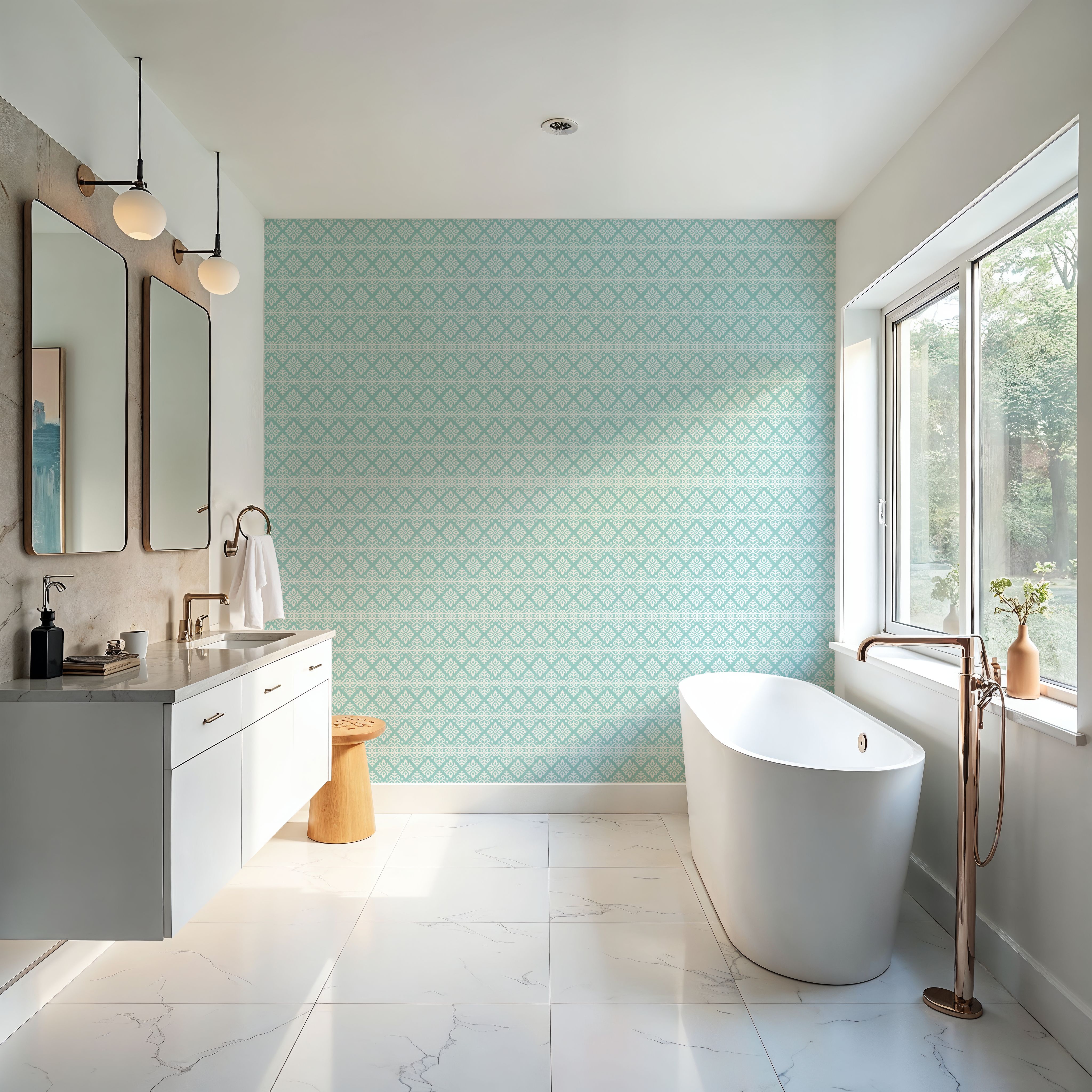 Amadora Squares Light Blue
