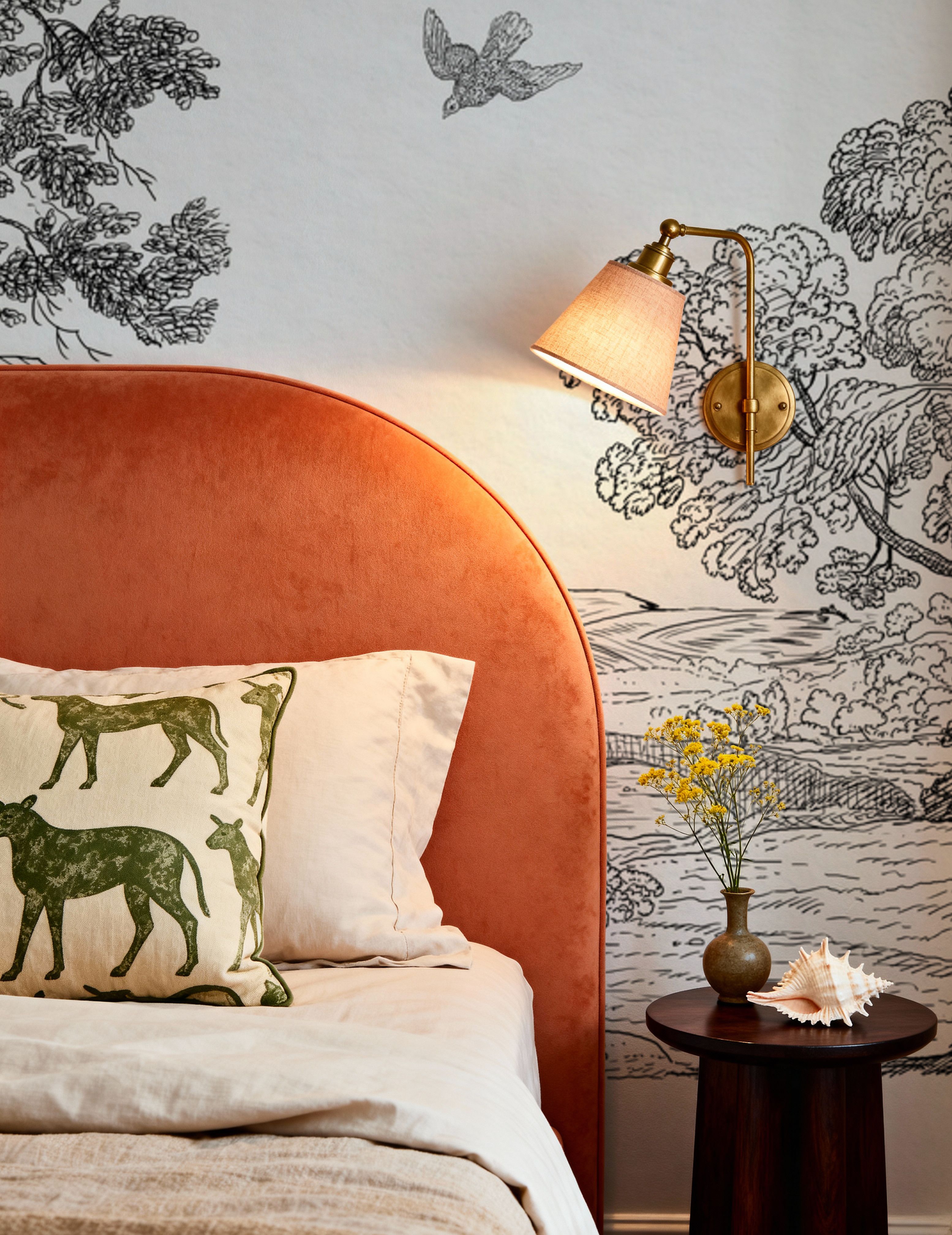 French Landscape, Black Ink