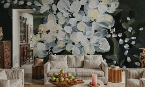 White Flowers in Vase