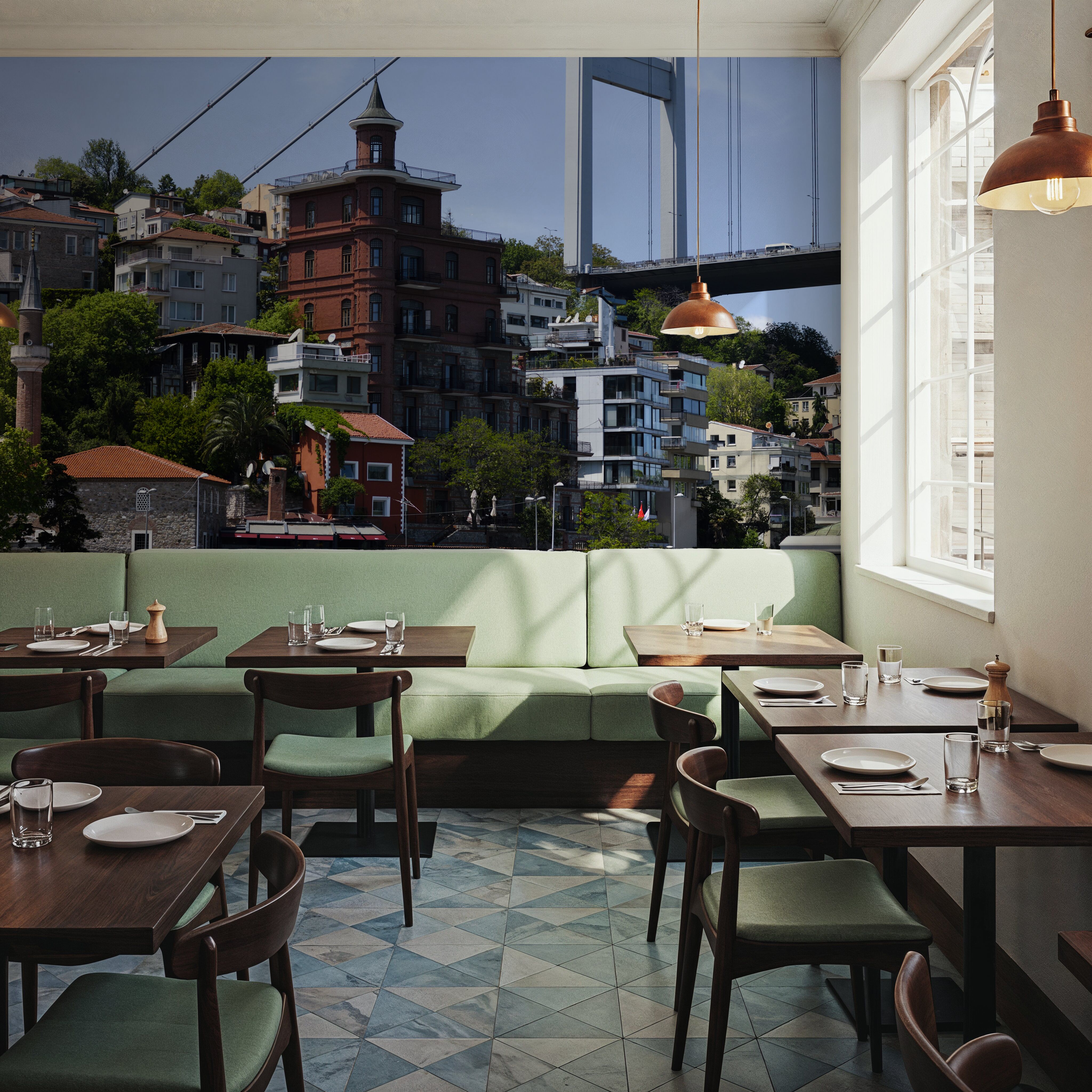 Historic Bridge Cityscape