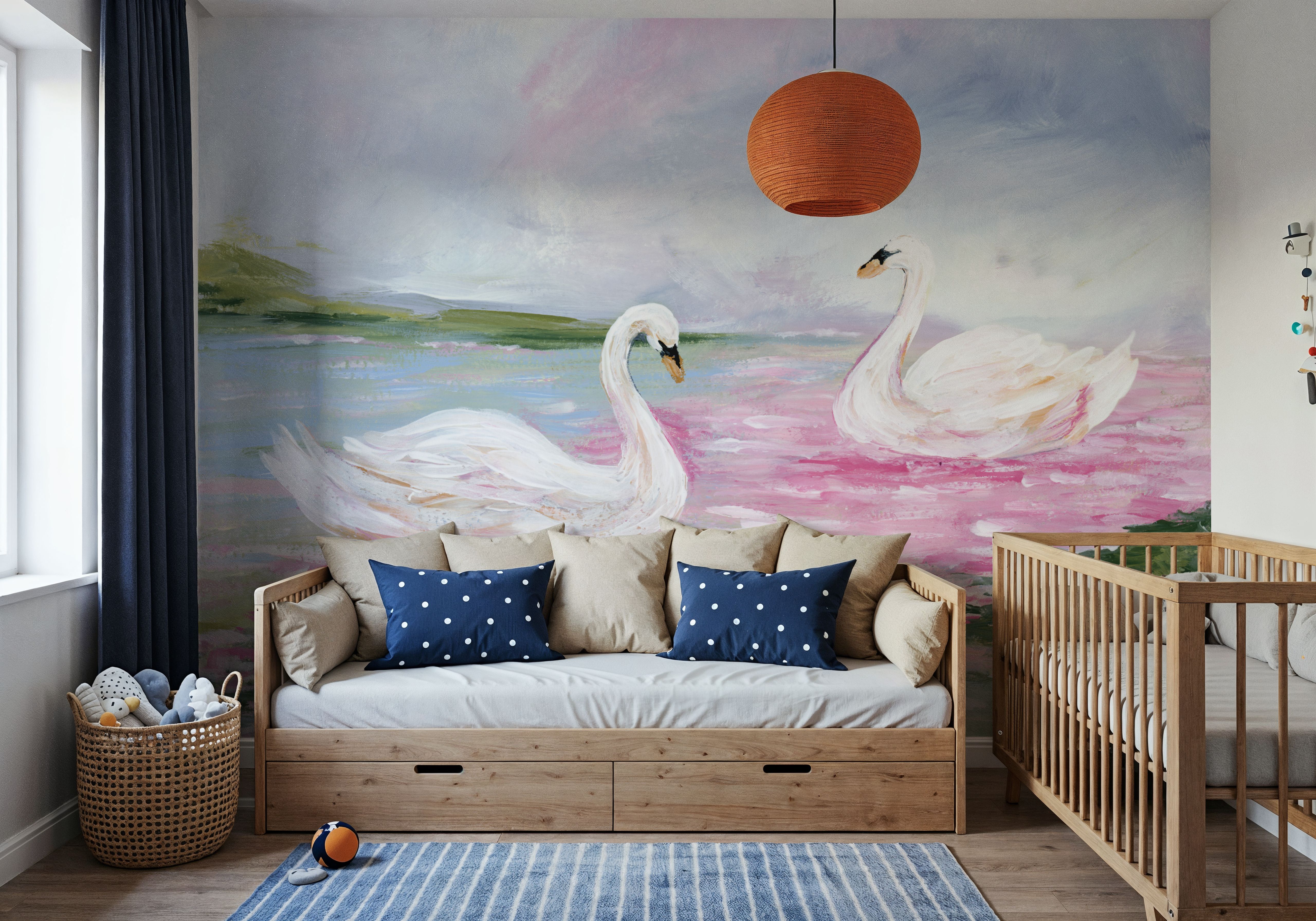 Swans in the Pond