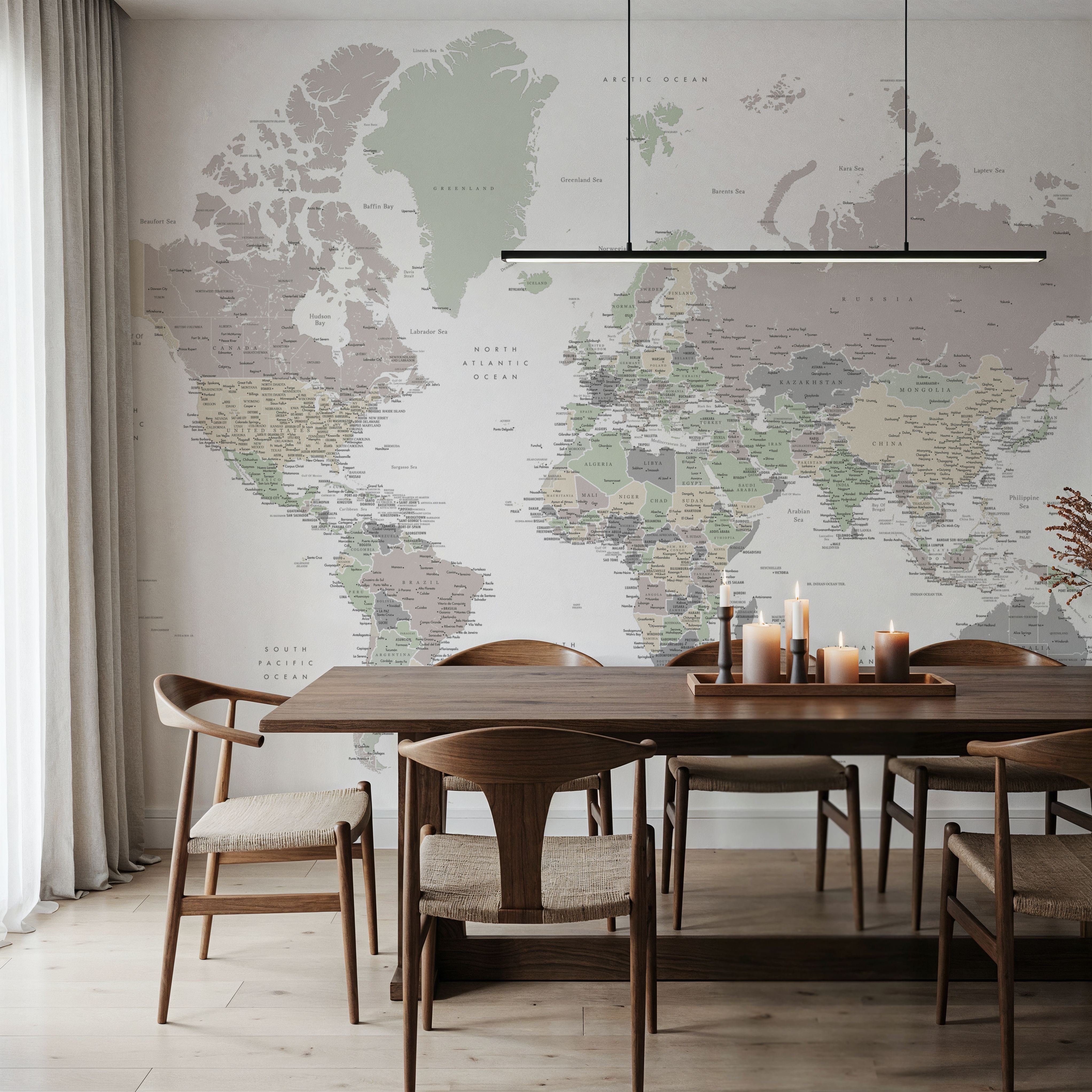 World Map Cities - Anouk