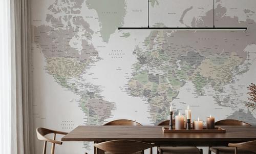 World Map Cities - Anouk