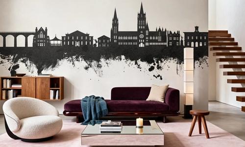 Truro England Skyline Black & White