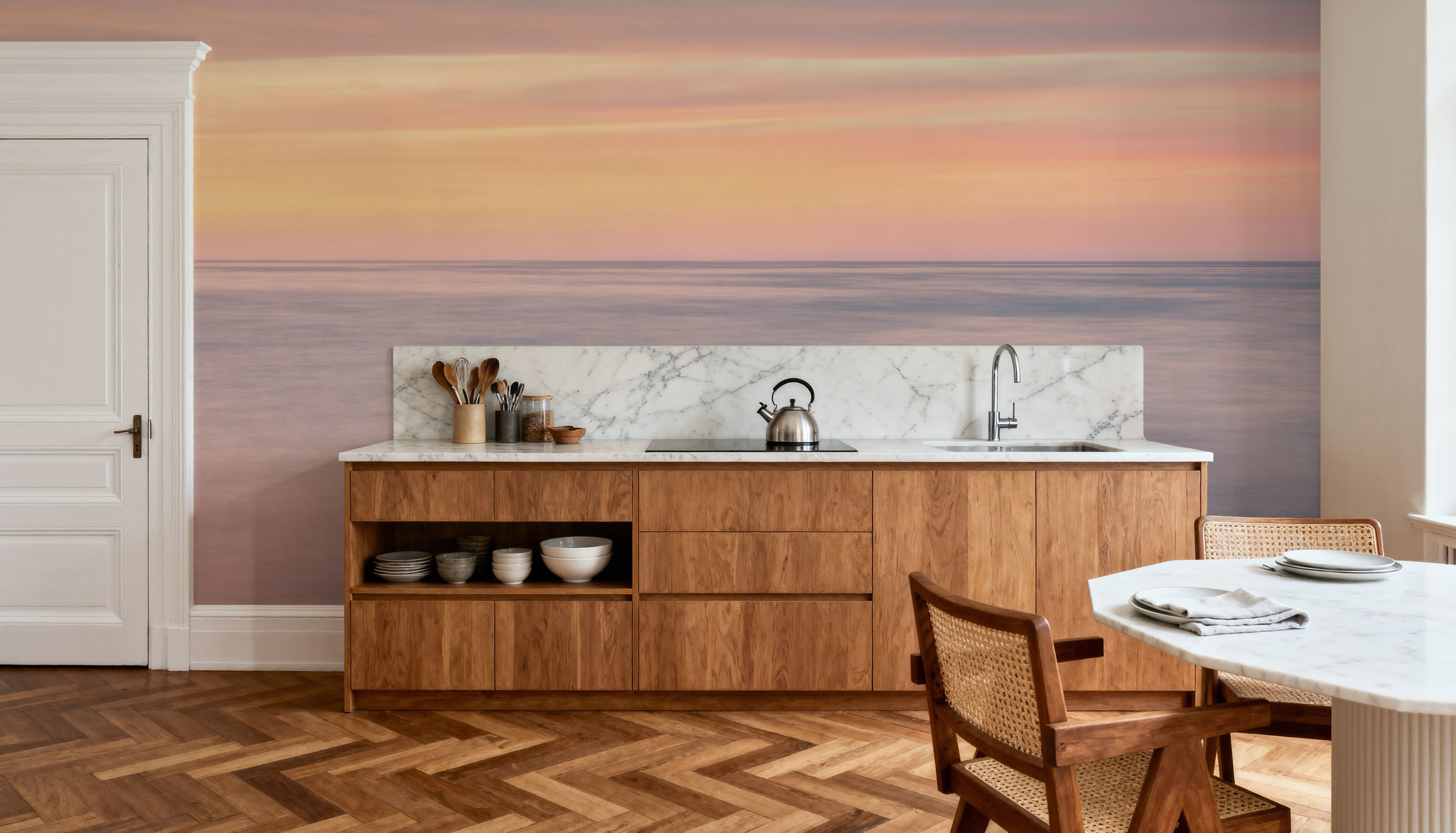 Whitefish Sunset, Wallpaper