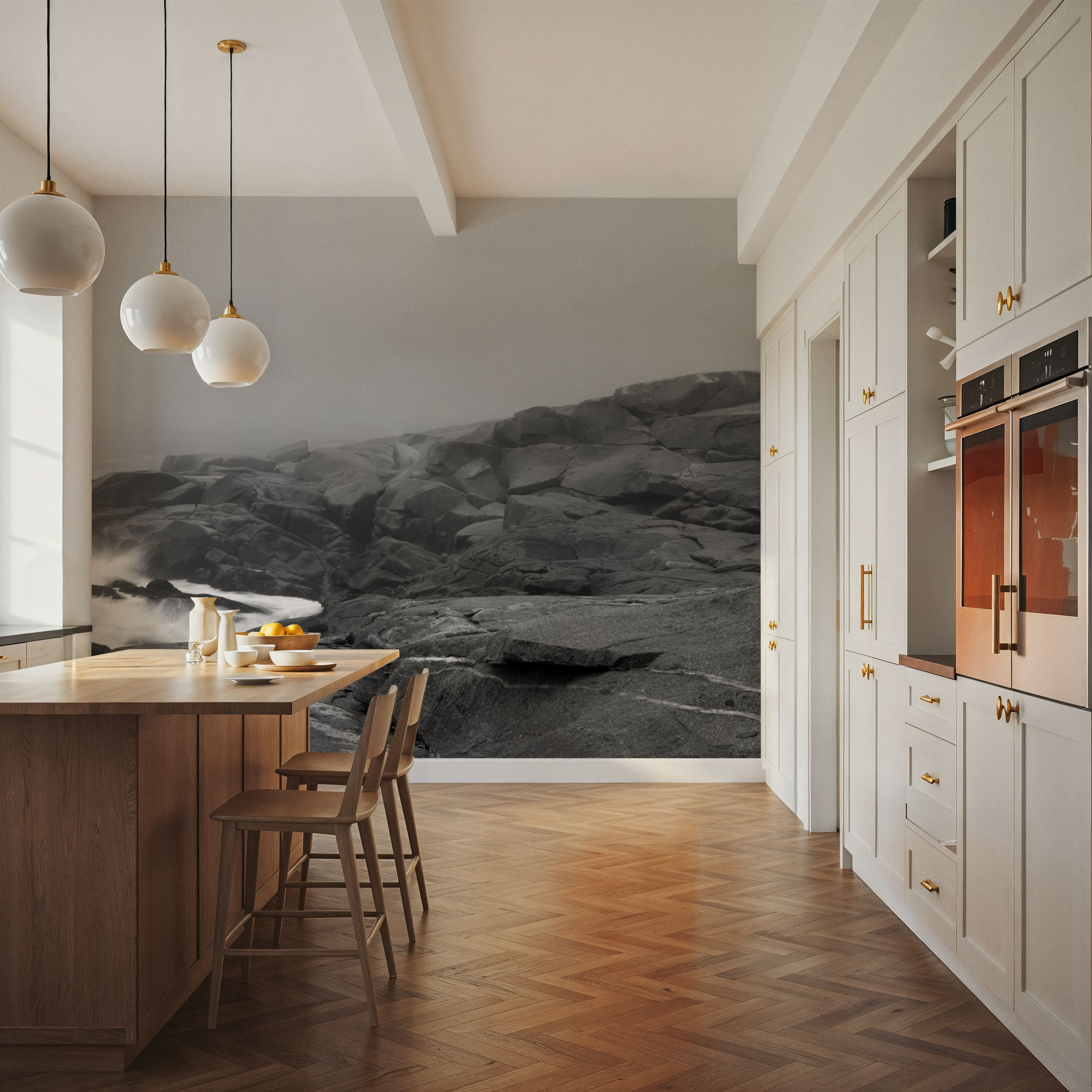 Peggy's Cove Lighthouse BW