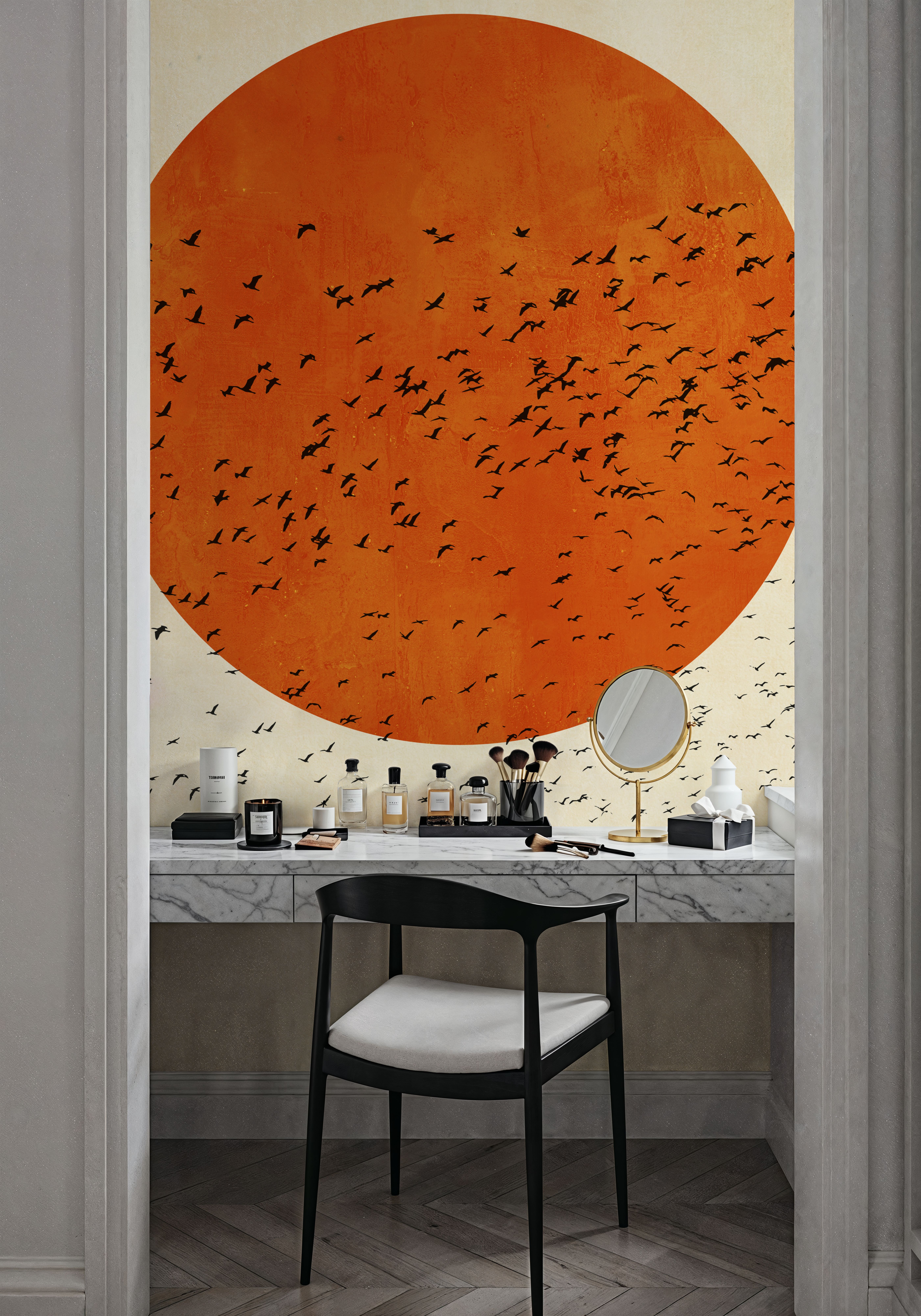 Birds In The Sun