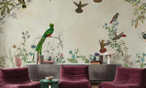 Fields of Birds and Flowers
