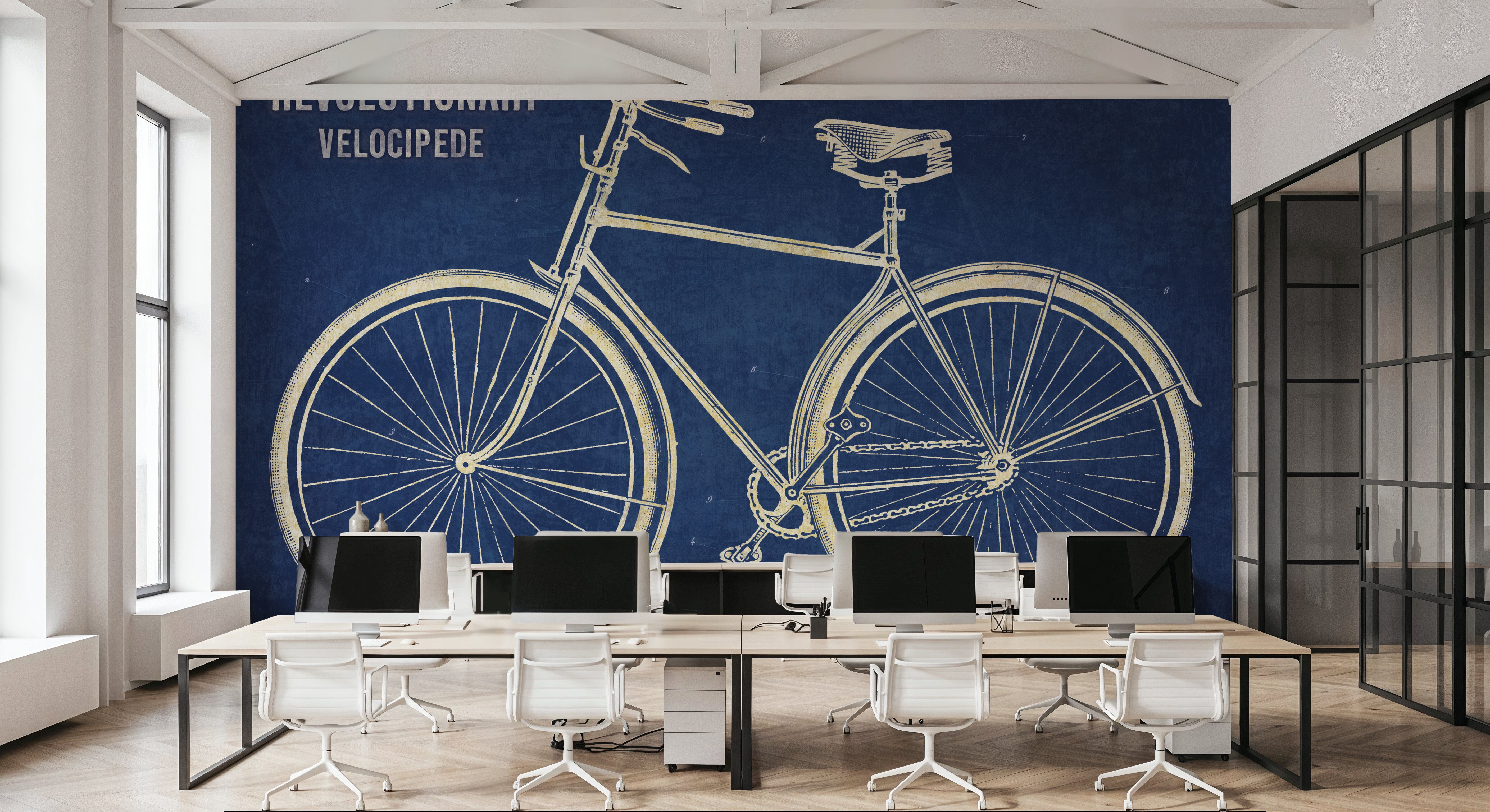 Blueprint Bicycle, Tapeten