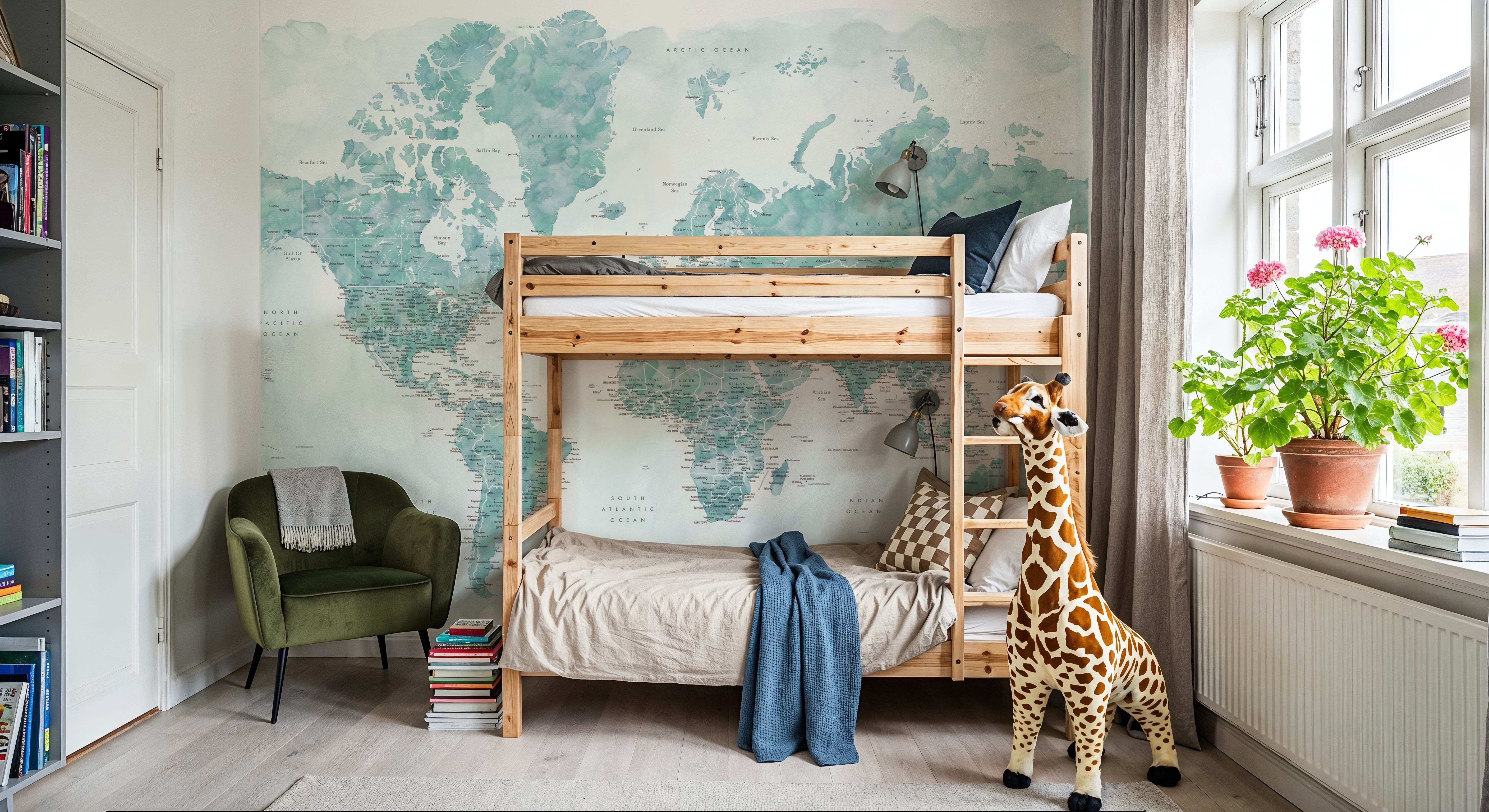 World Map Cities - Gertrudis