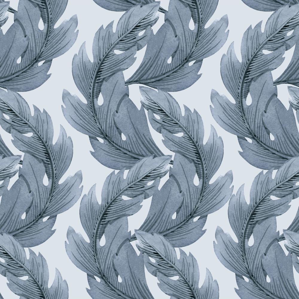 Verdant Plume, Chalky Blue