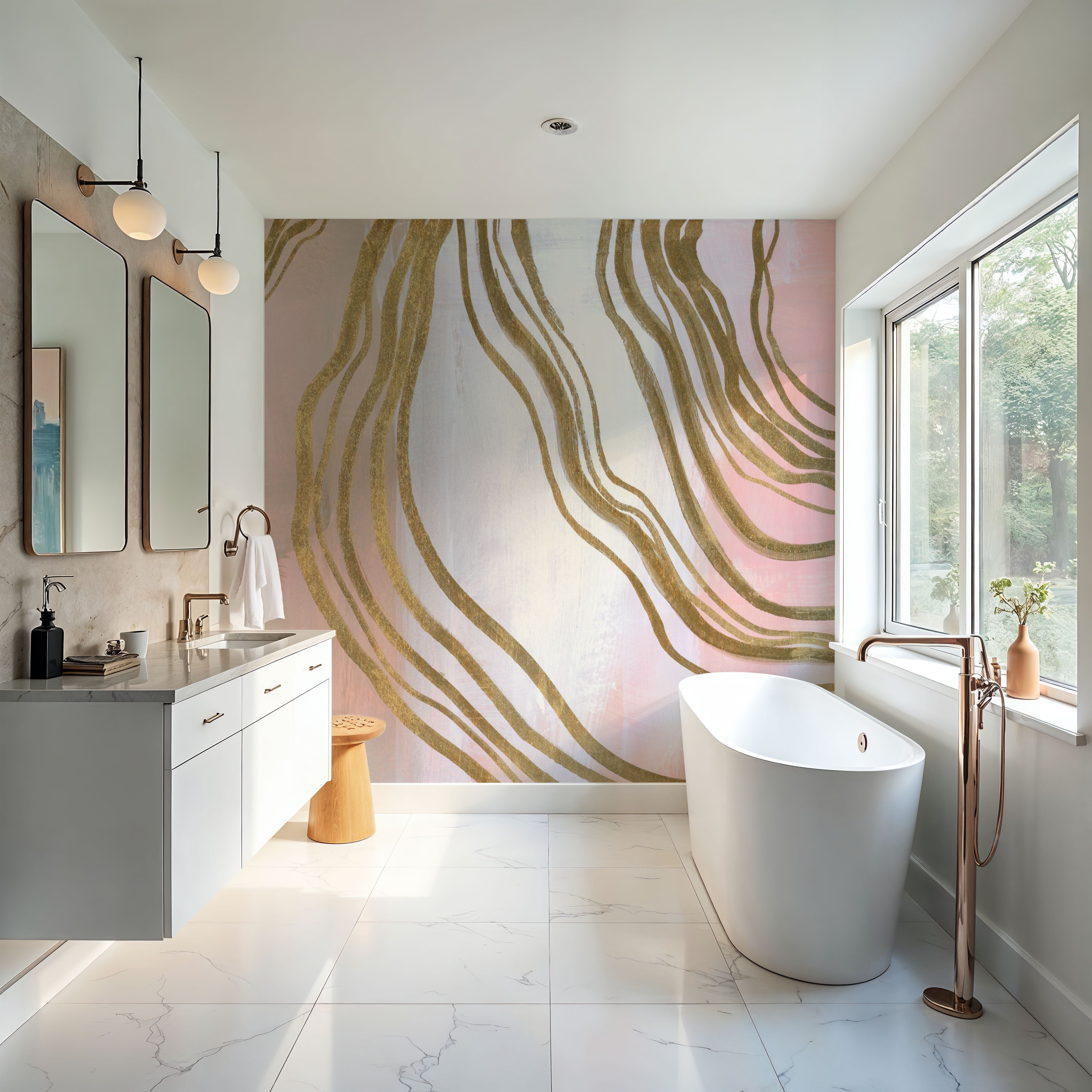 Pink and Bright Abstract II