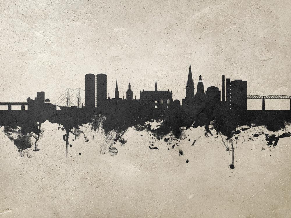 Dundee Scotland Skyline Concrete