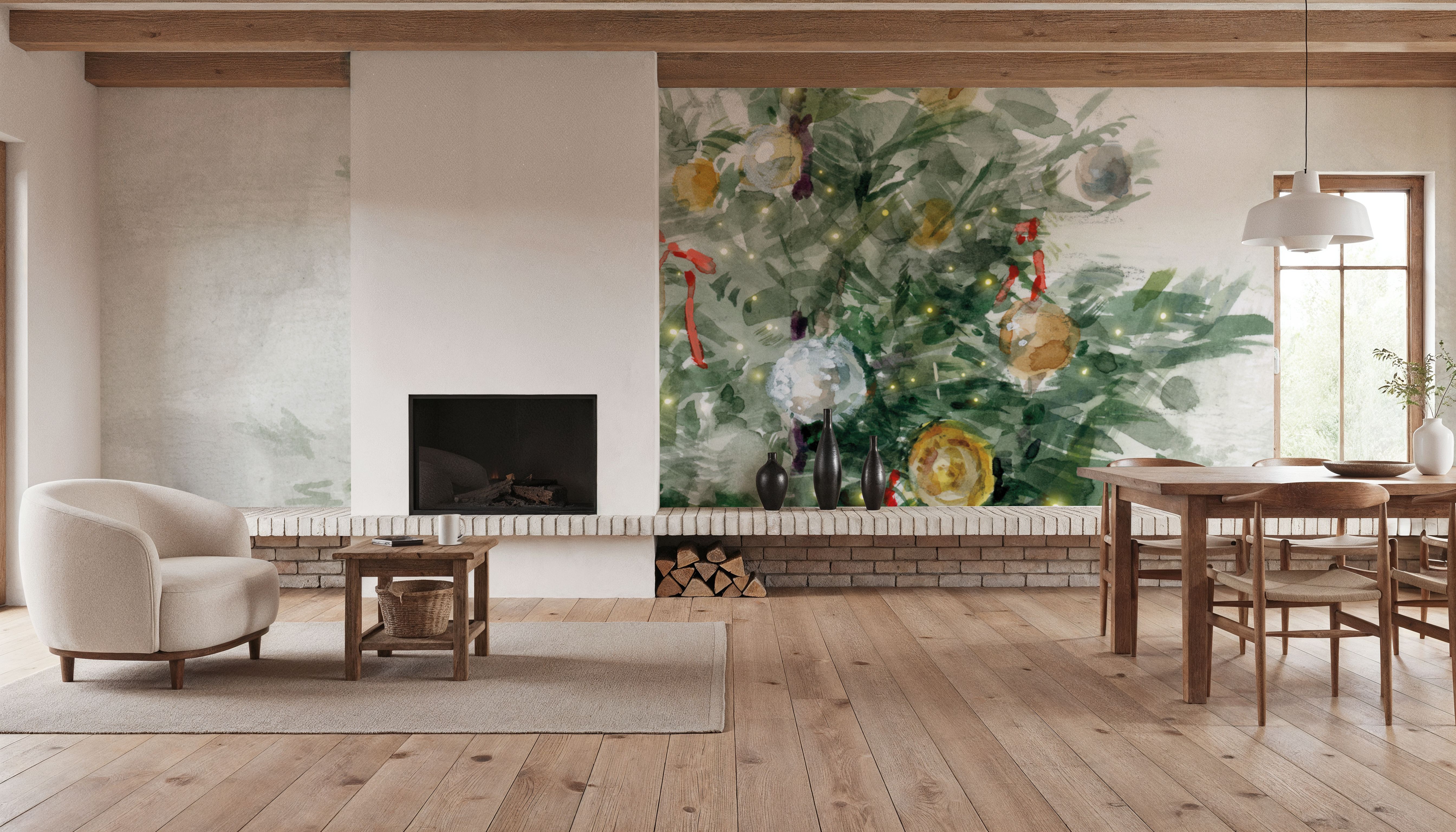 Vintage Holiday I, Wallpaper