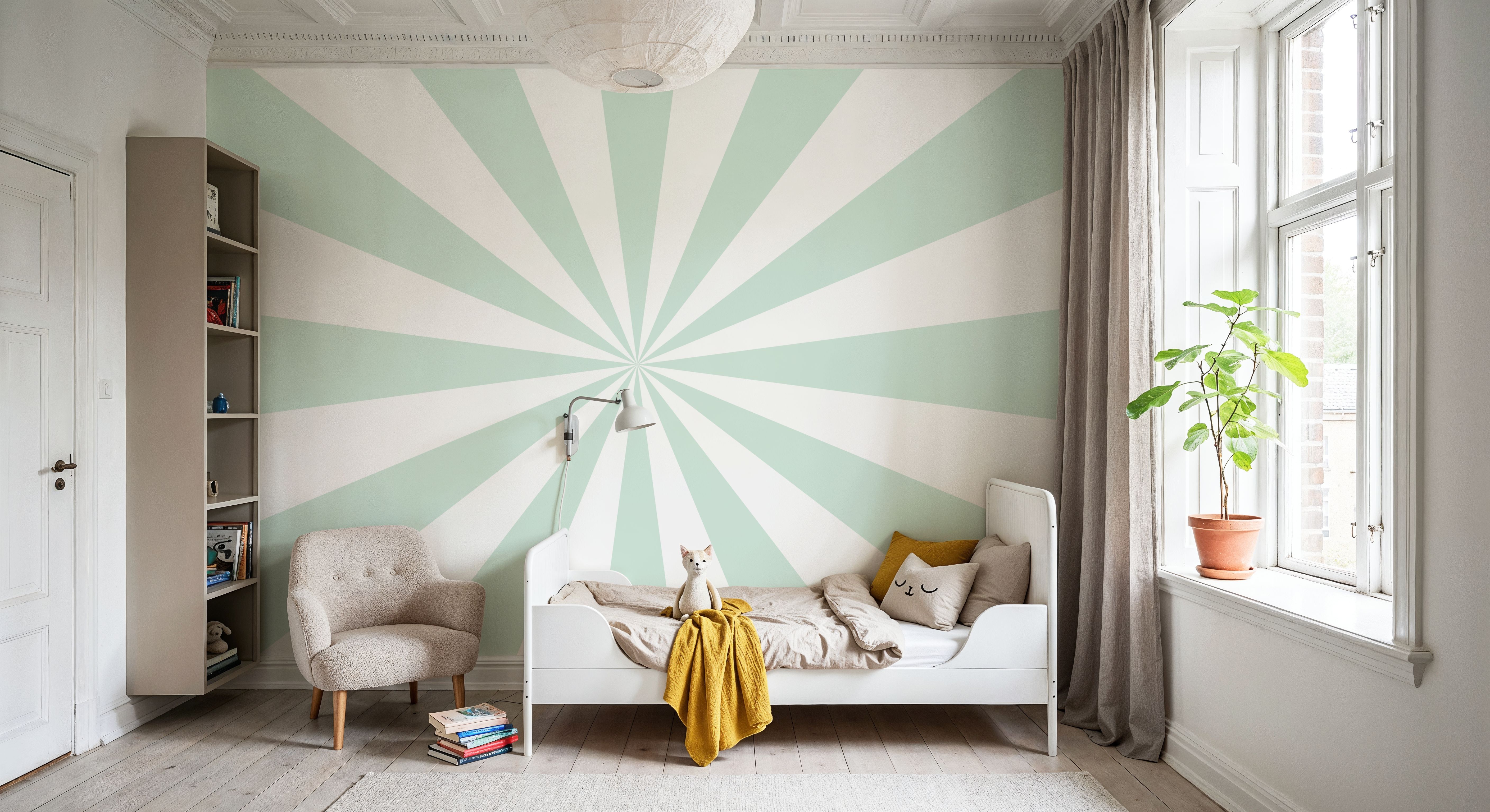 Circus Ceiling, Mint Green