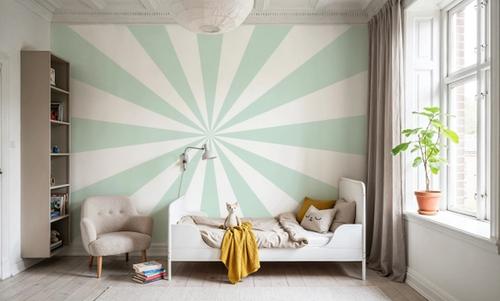 Circus Ceiling, Mint Green
