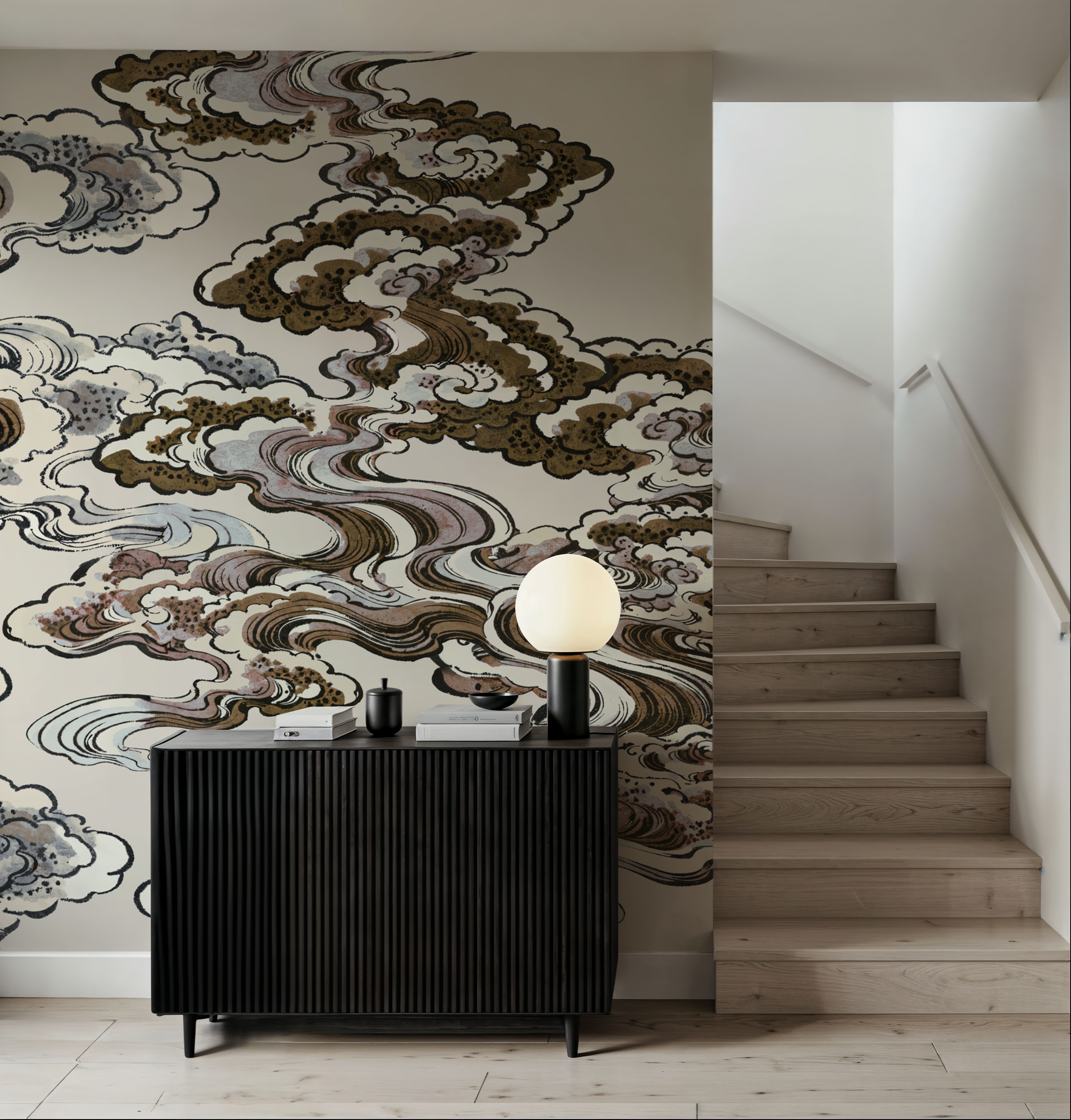 Ukiyo-e Clouds, Browns